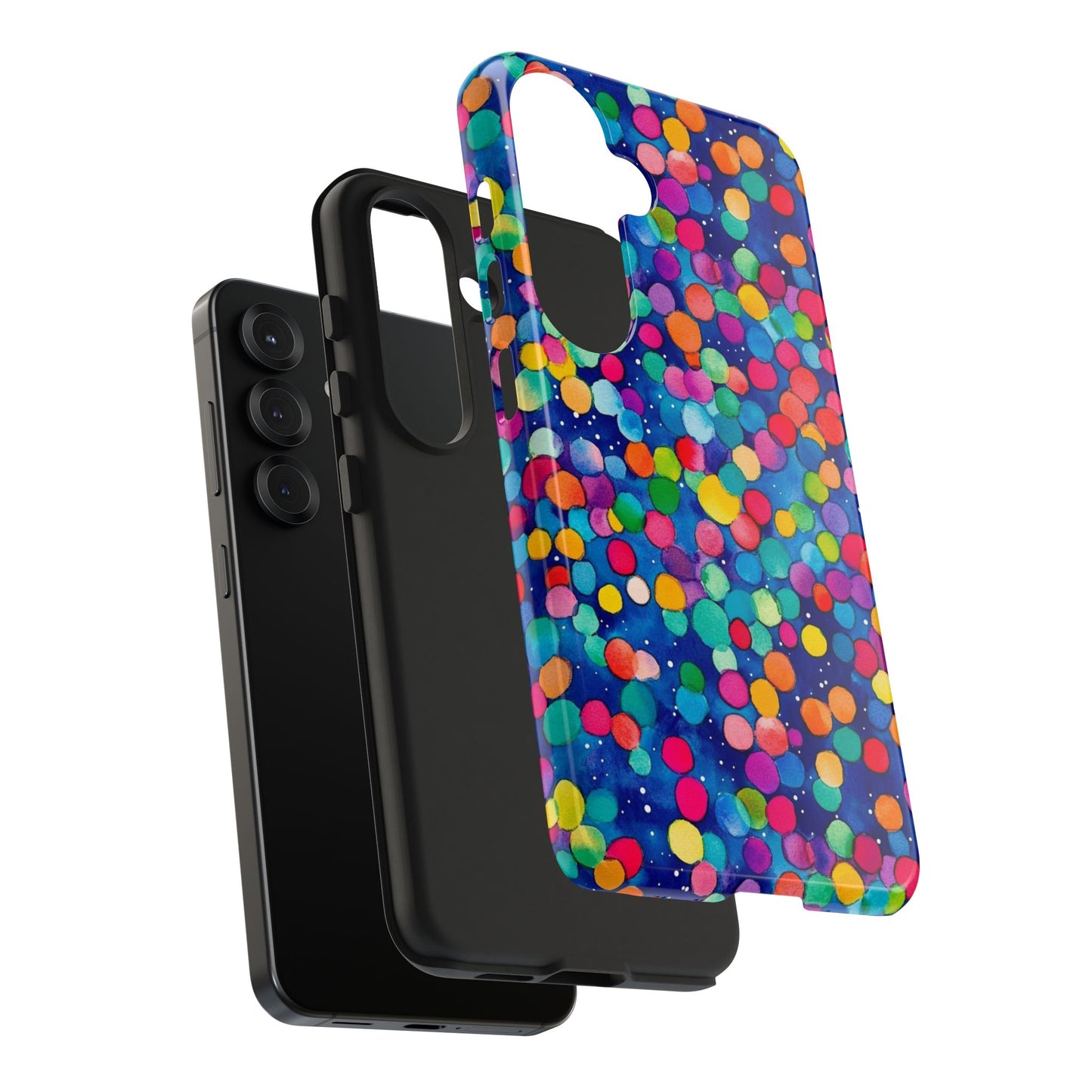 Trendy Spots | Colorful Blues Polka Dots