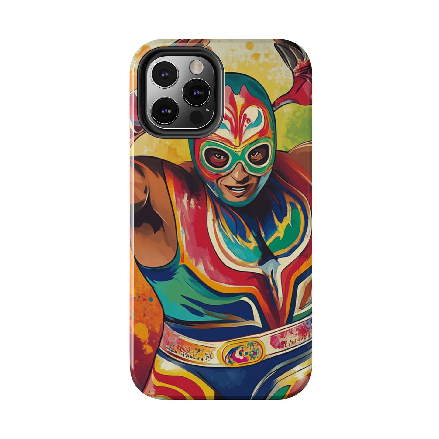 Mexicana de Corazon | Colorful Lucha Libre Wrestler