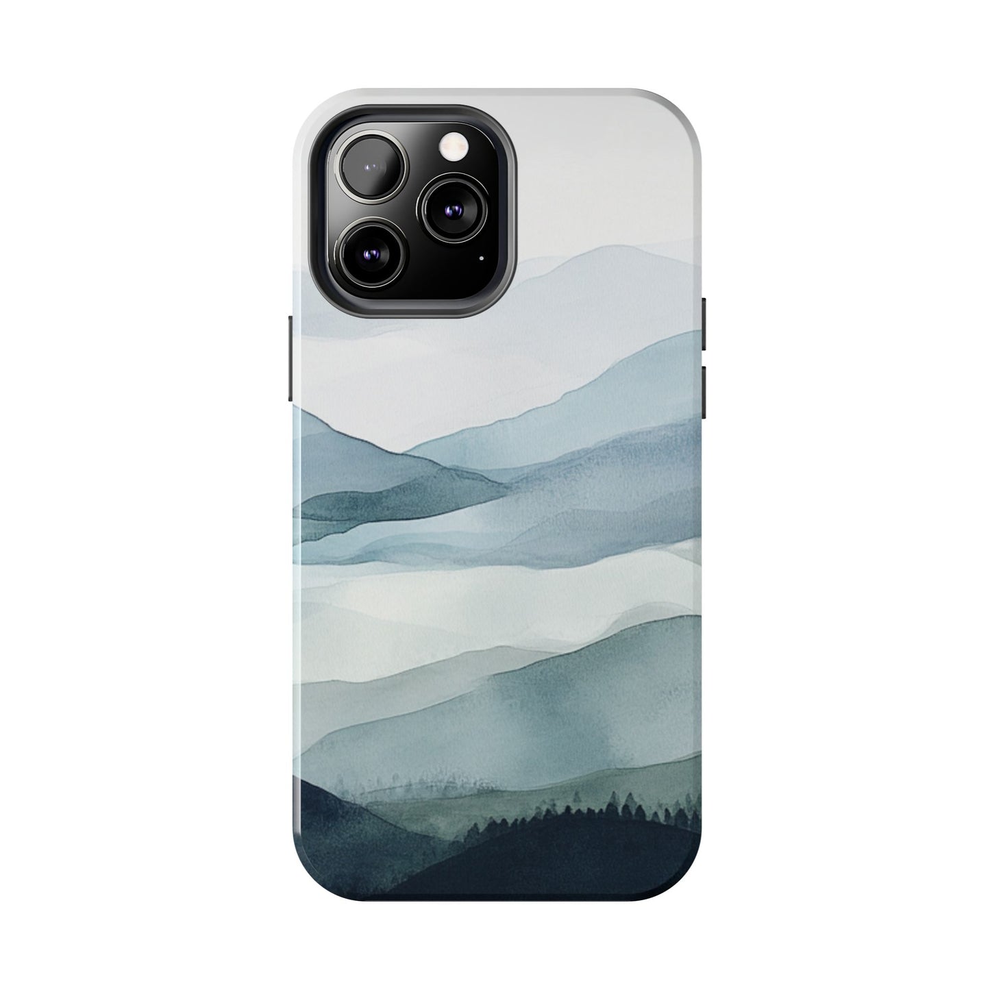 Majestic Mountains | Watercolor Mountain Scene