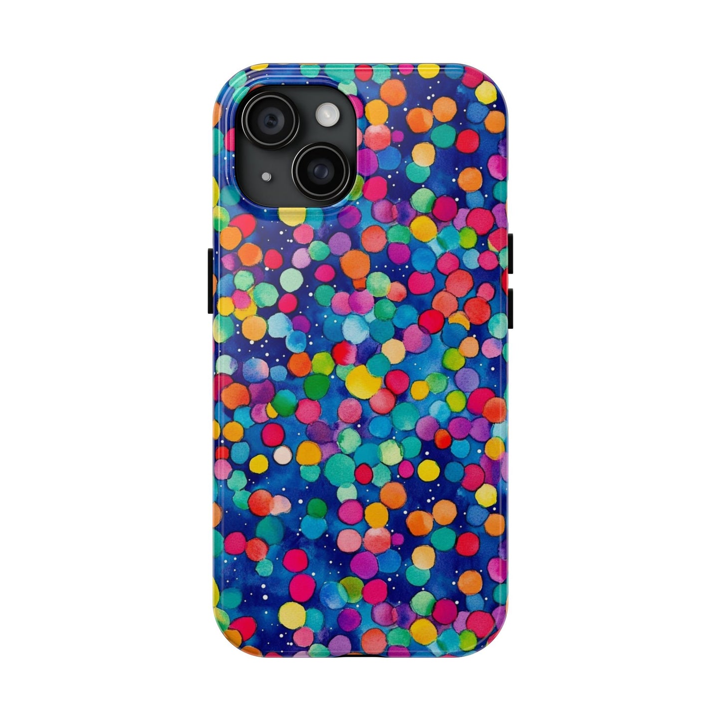 Trendy Spots | Colorful Blues Polka Dots