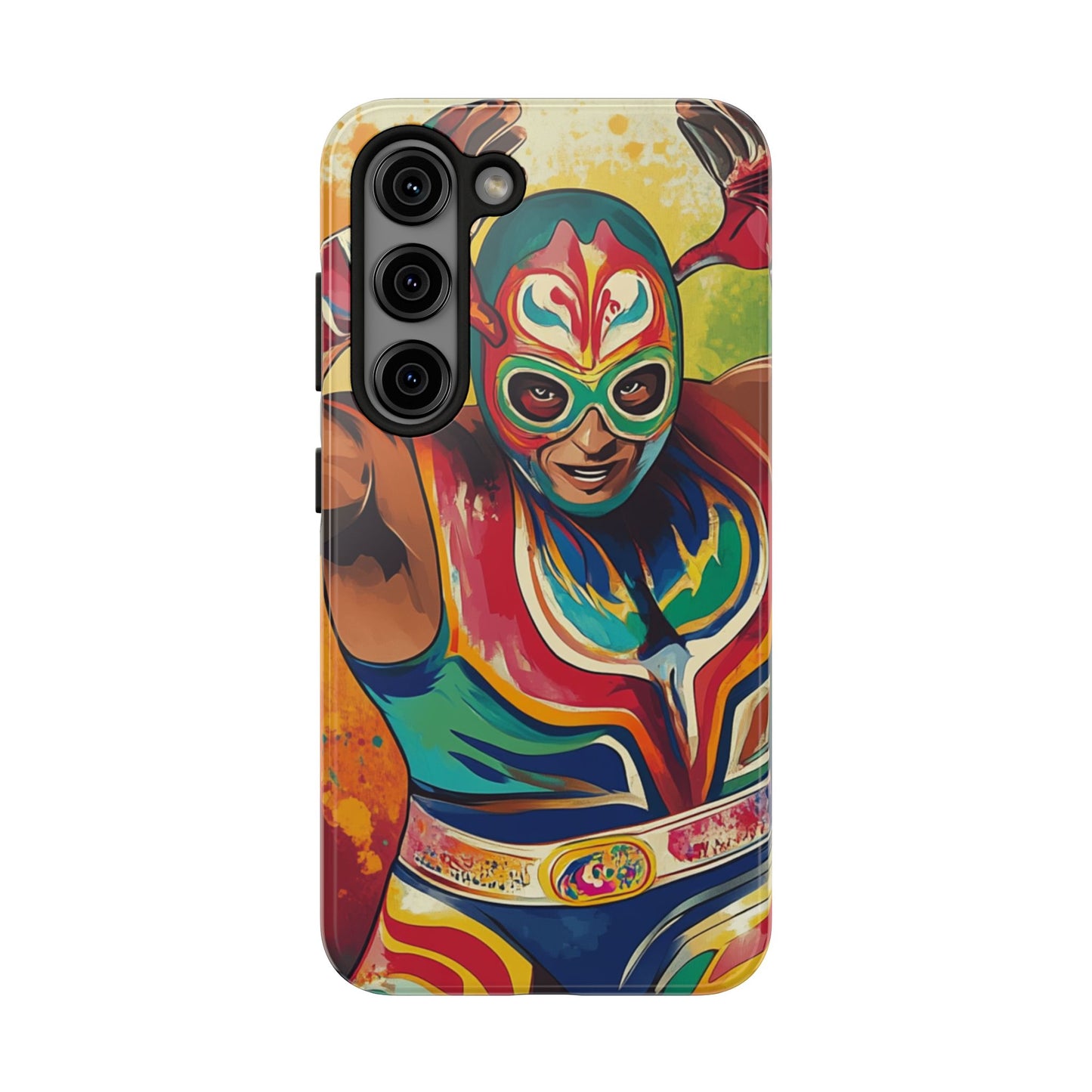 Mexicana de Corazon | Colorful Lucha Libre Wrestler