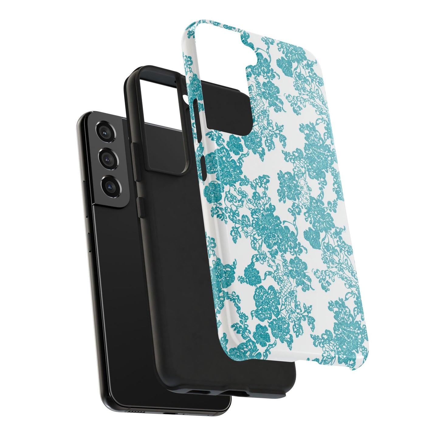 Boho Bliss | Teal on White Lace