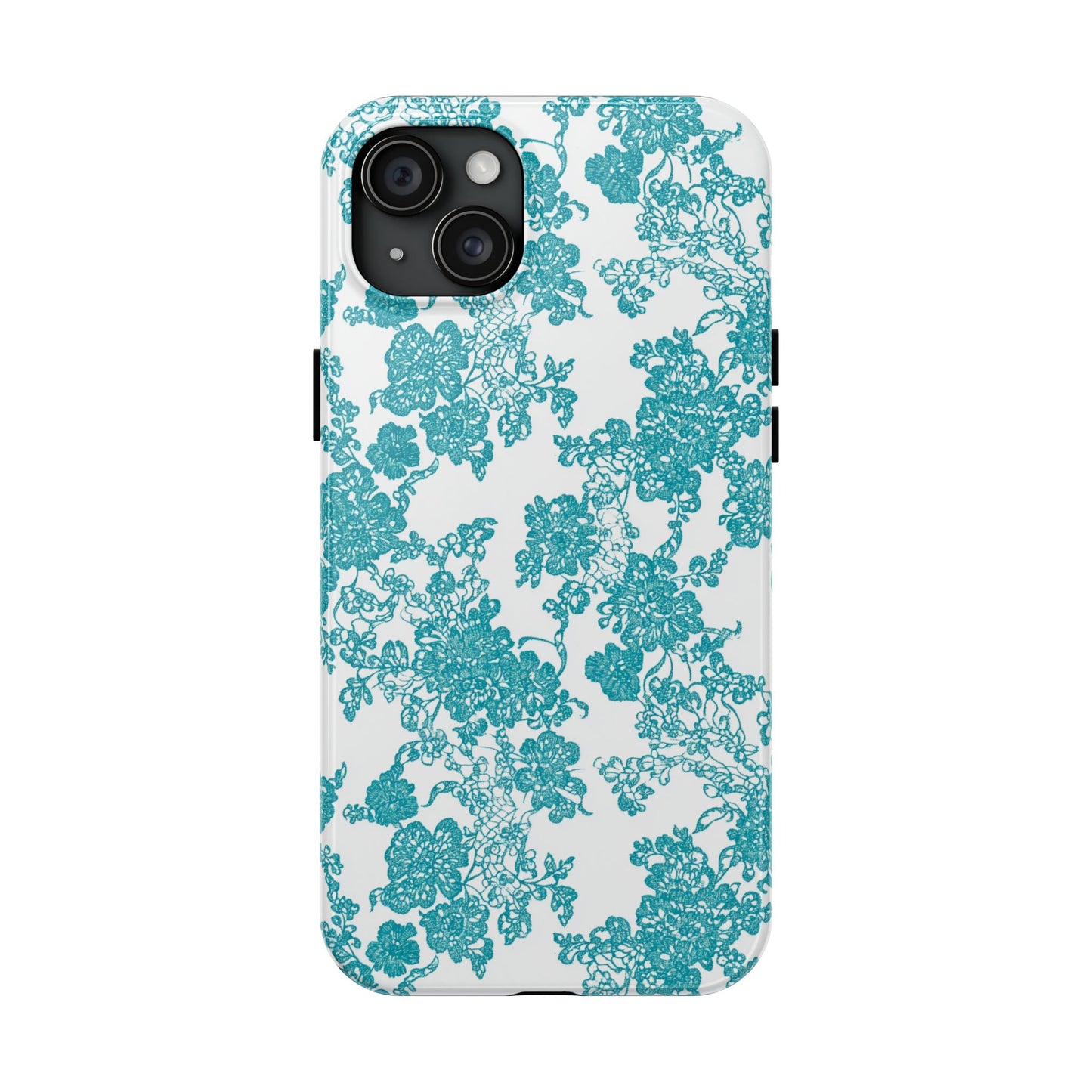 Boho Bliss | Teal on White Lace