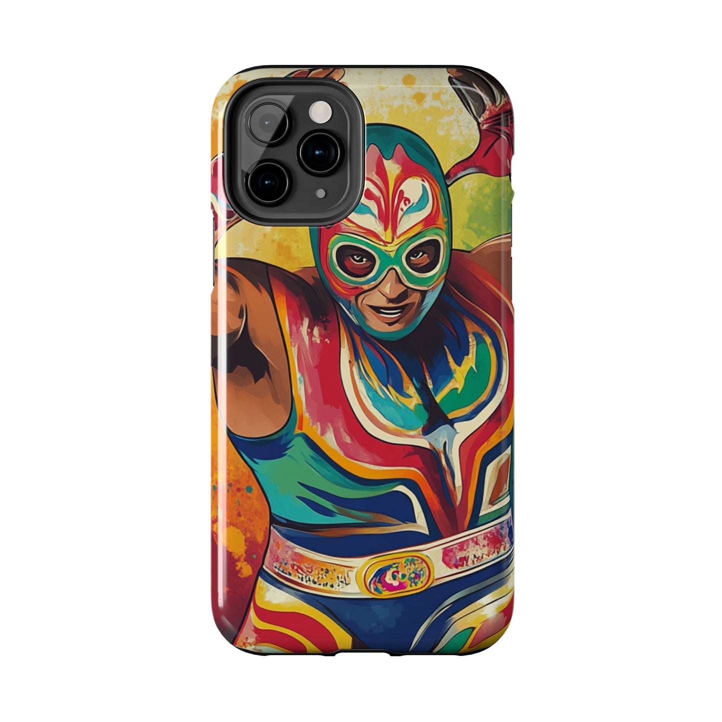 Mexicana de Corazon | Colorful Lucha Libre Wrestler