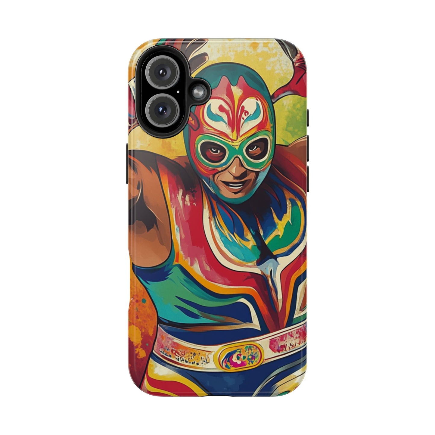 Mexicana de Corazon | Colorful Lucha Libre Wrestler