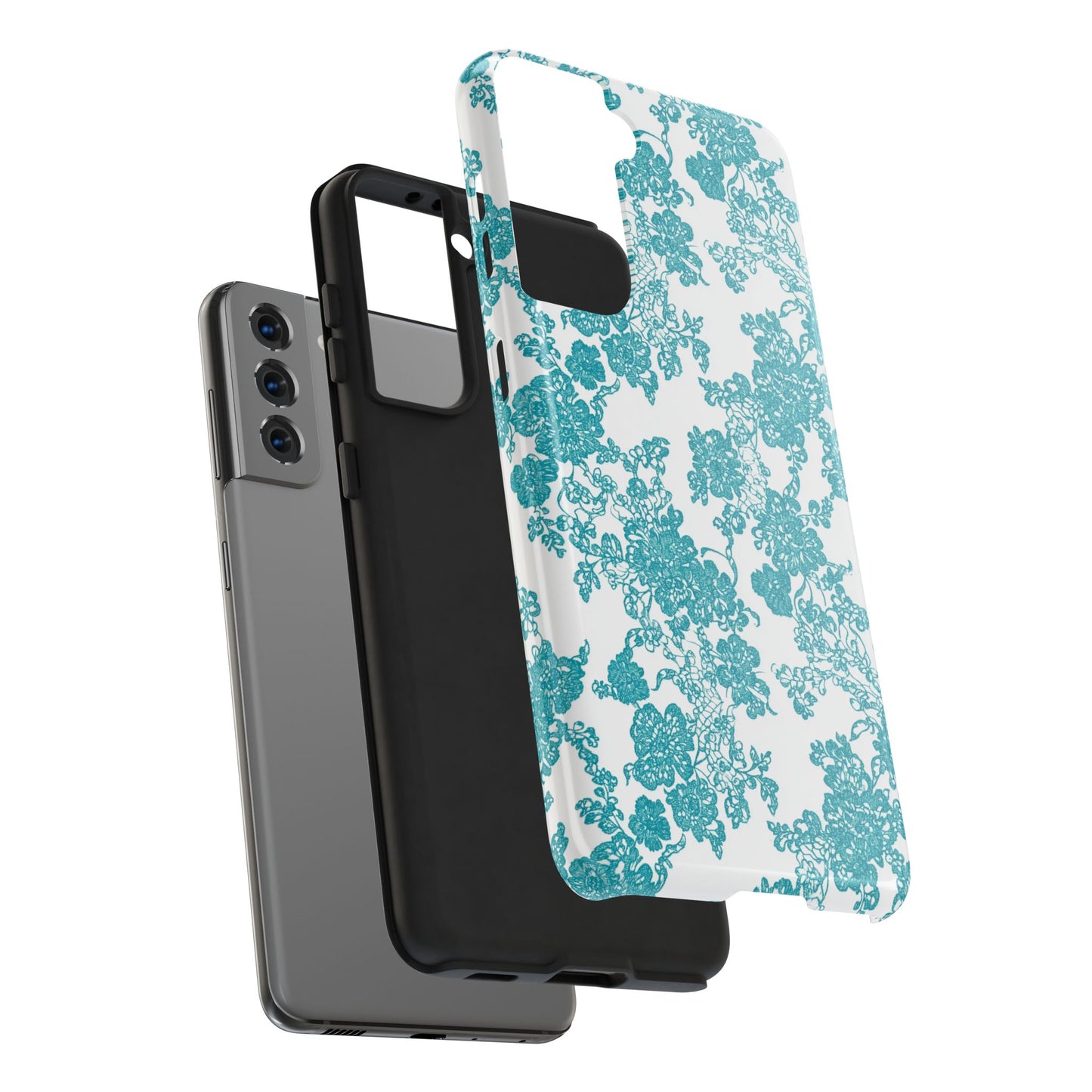 Boho Bliss | Teal on White Lace