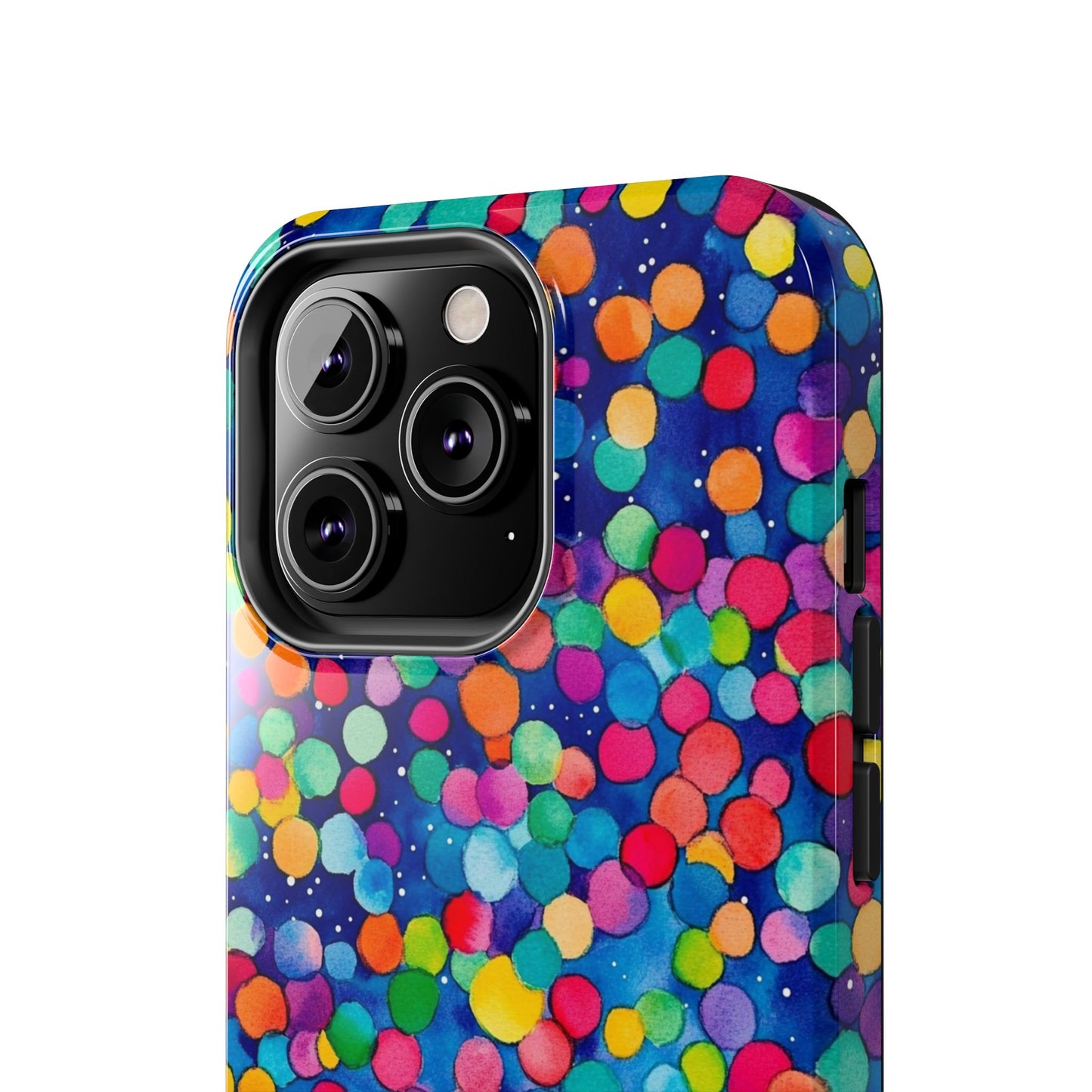 Trendy Spots | Colorful Blues Polka Dots