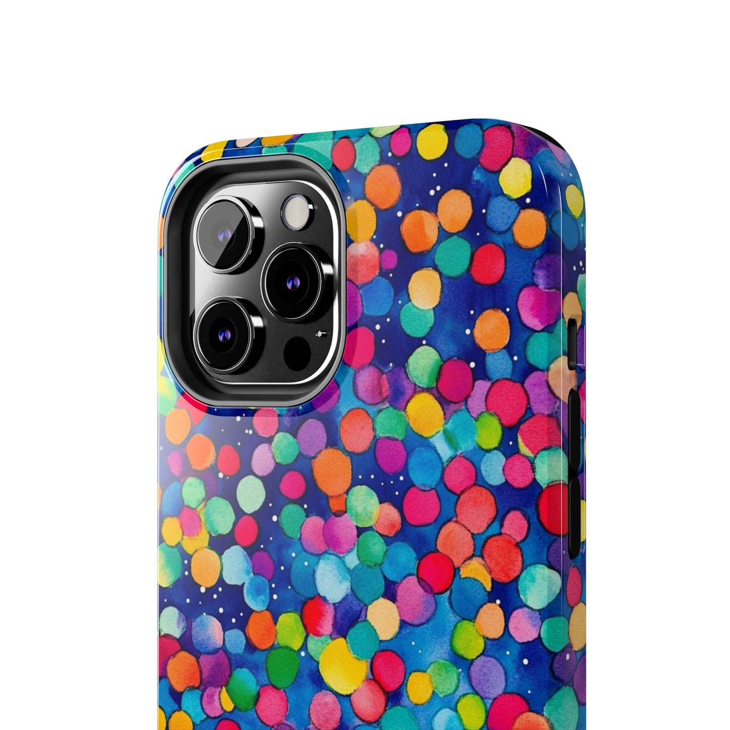 Trendy Spots | Colorful Blues Polka Dots