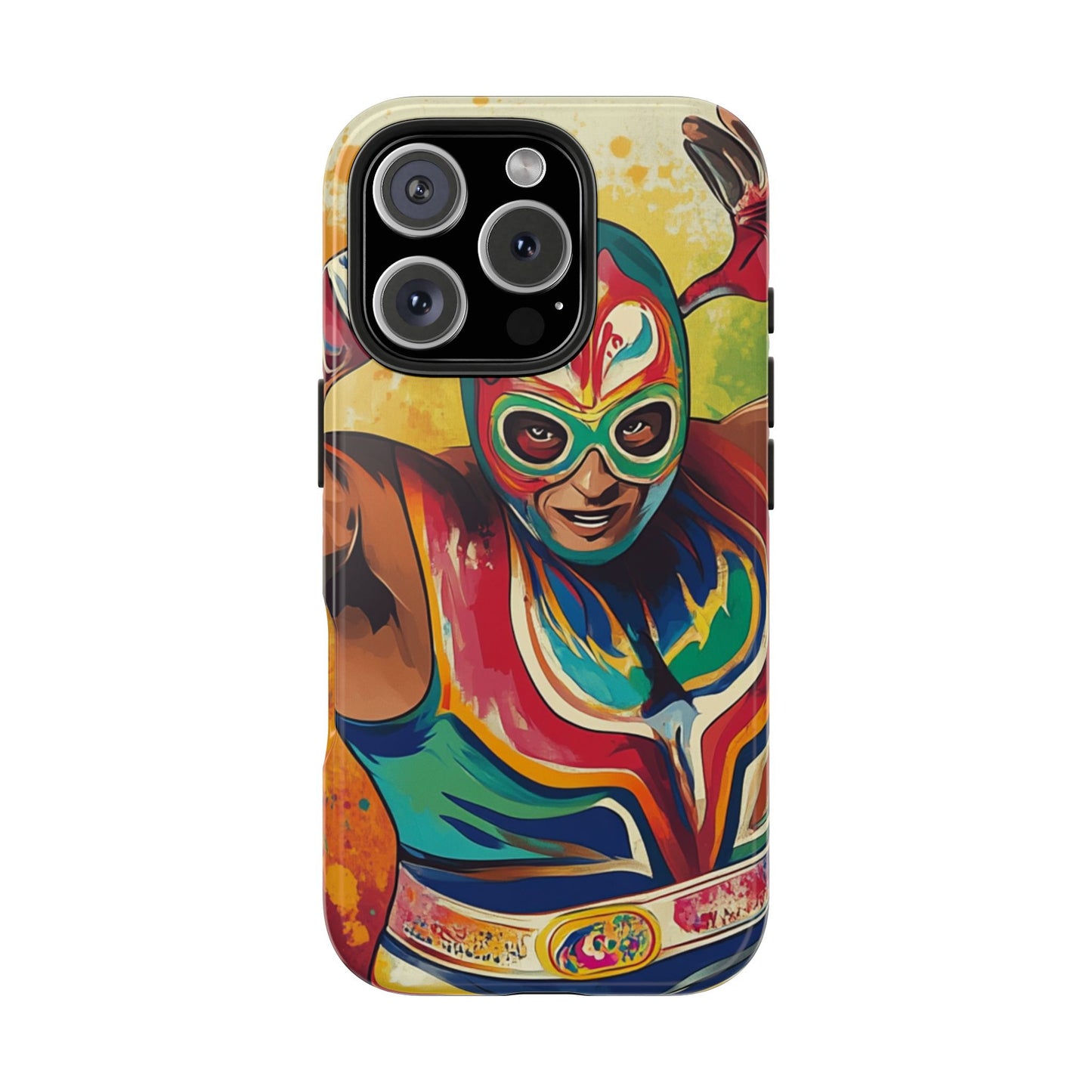 Mexicana de Corazon | Colorful Lucha Libre Wrestler