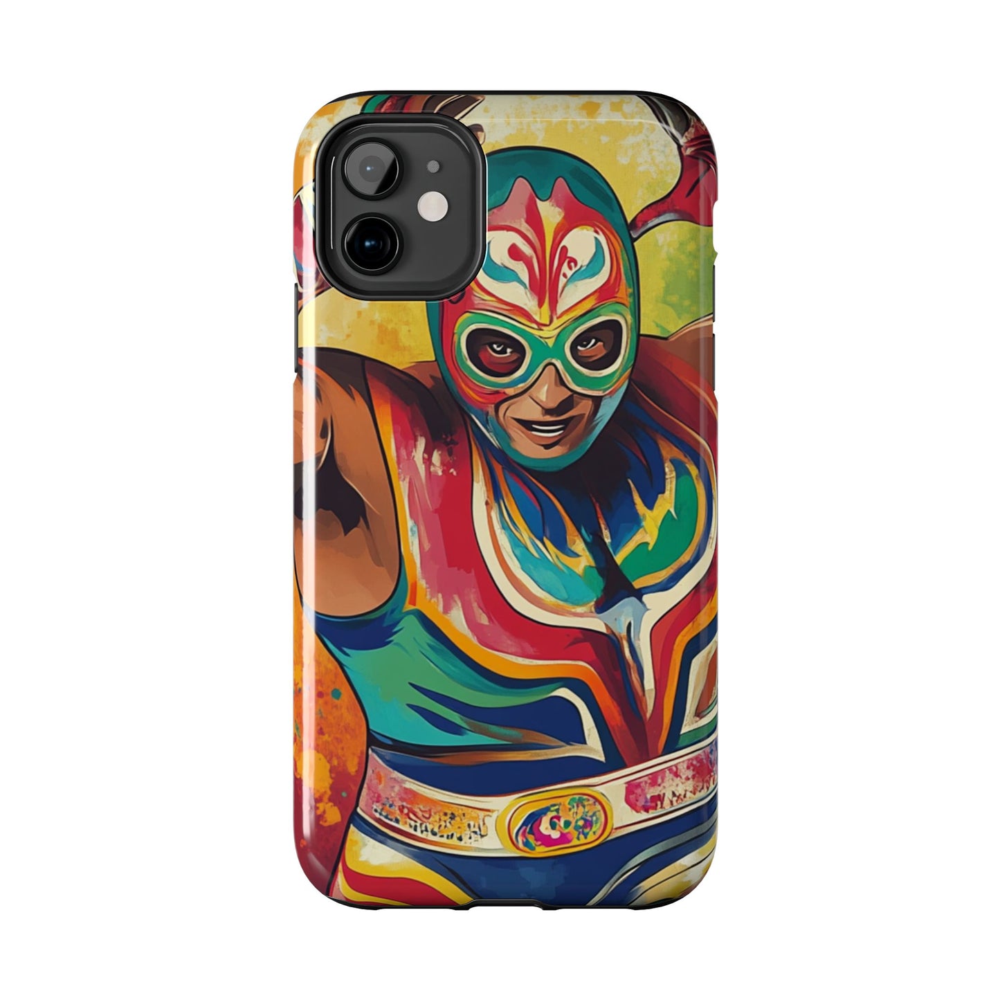 Mexicana de Corazon | Colorful Lucha Libre Wrestler