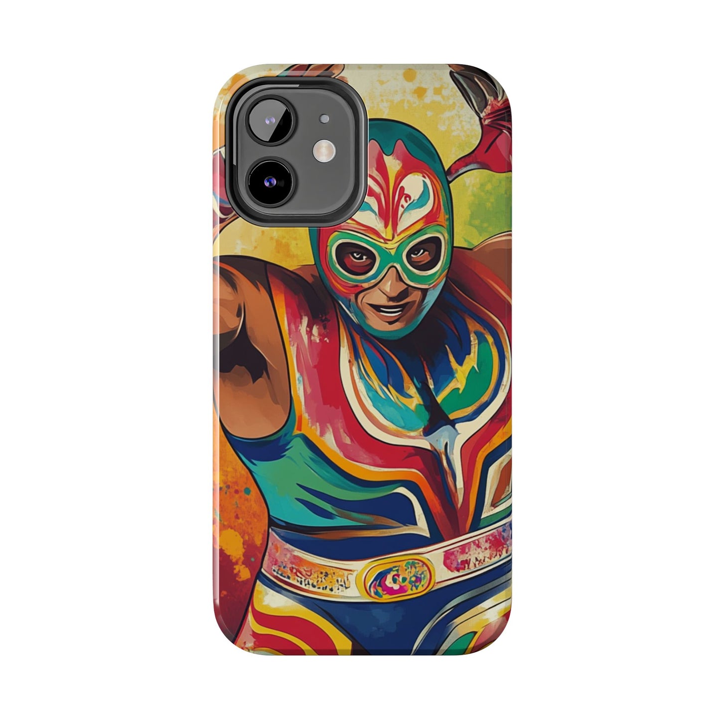 Mexicana de Corazon | Colorful Lucha Libre Wrestler