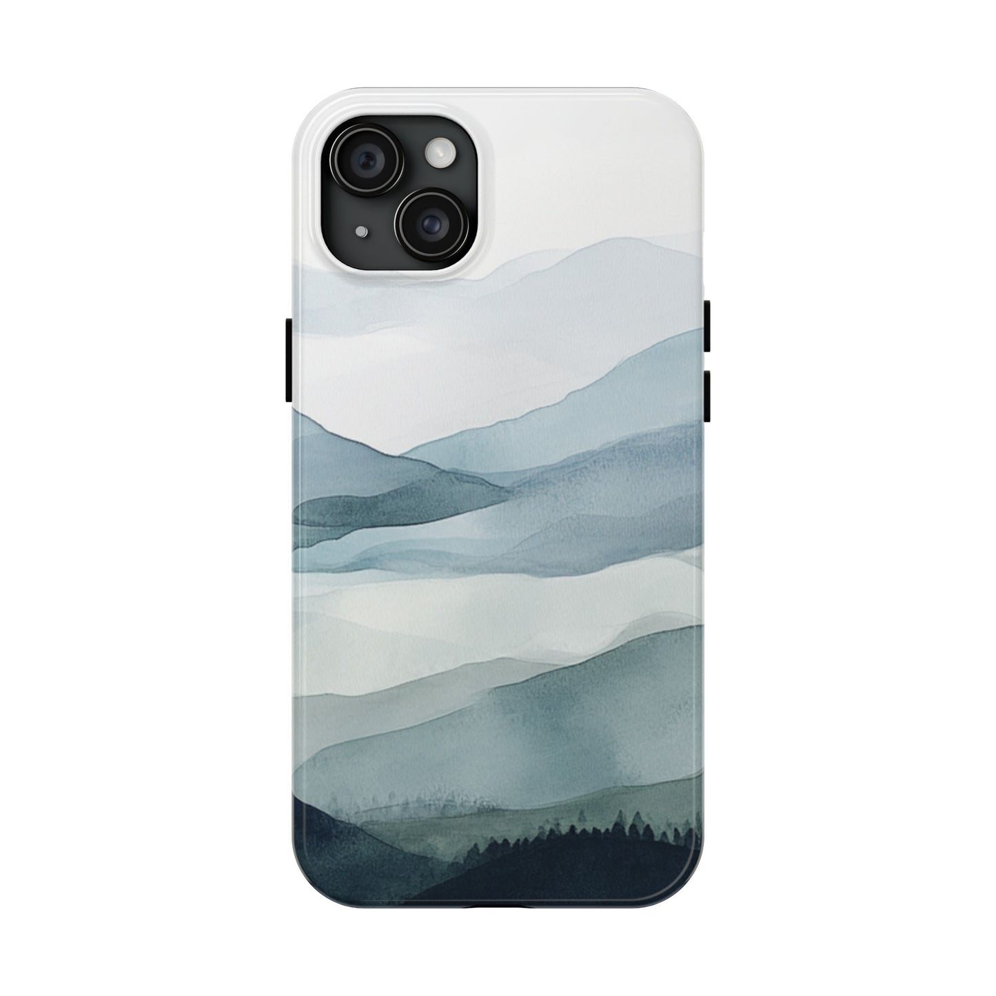 Majestic Mountains | Watercolor Mountain Scene