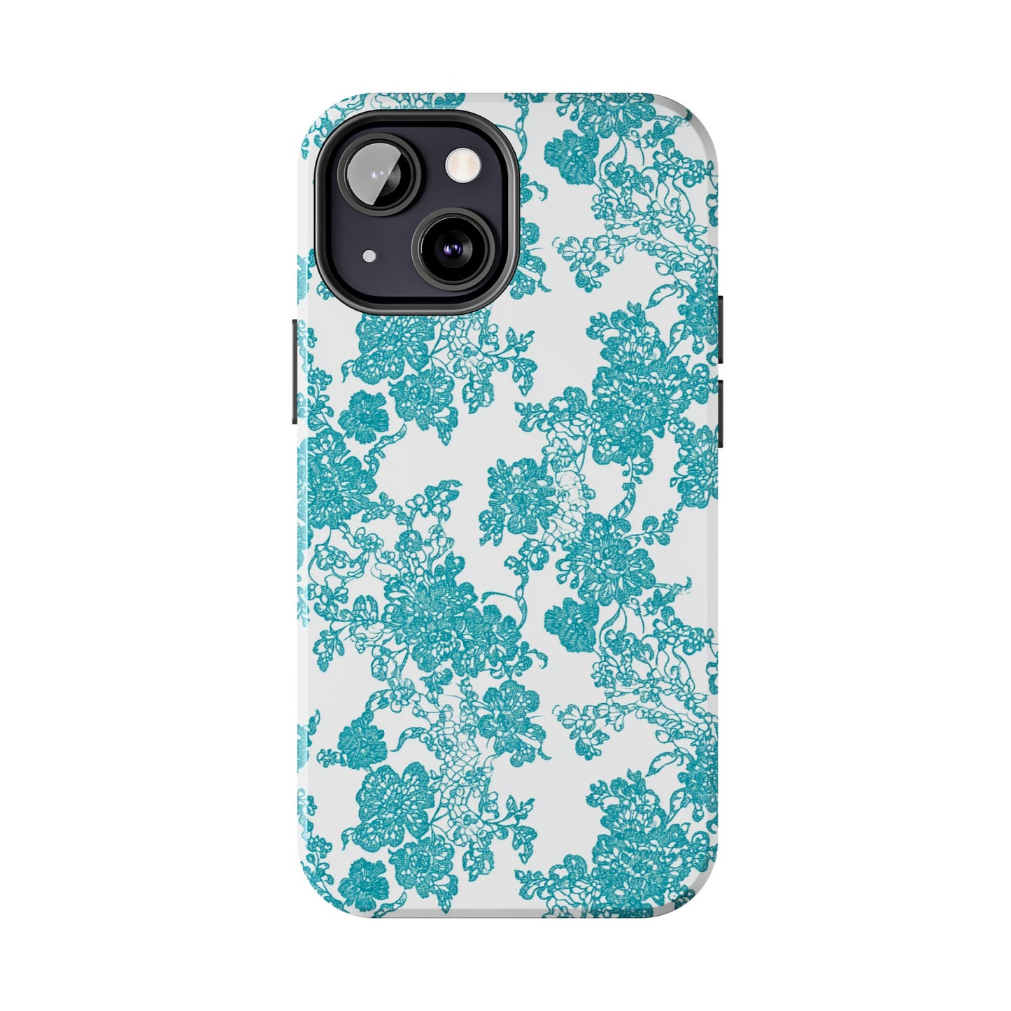 Boho Bliss | Teal on White Lace