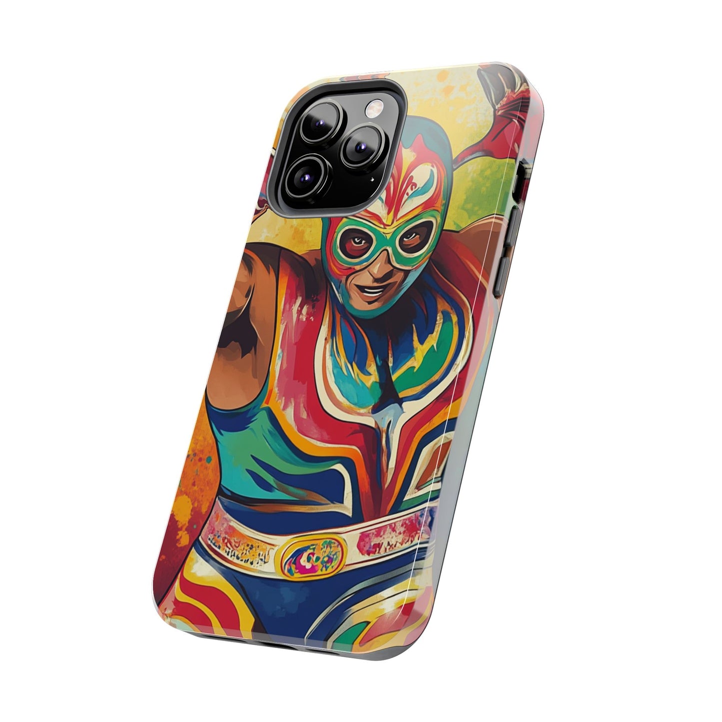 Mexicana de Corazon | Colorful Lucha Libre Wrestler