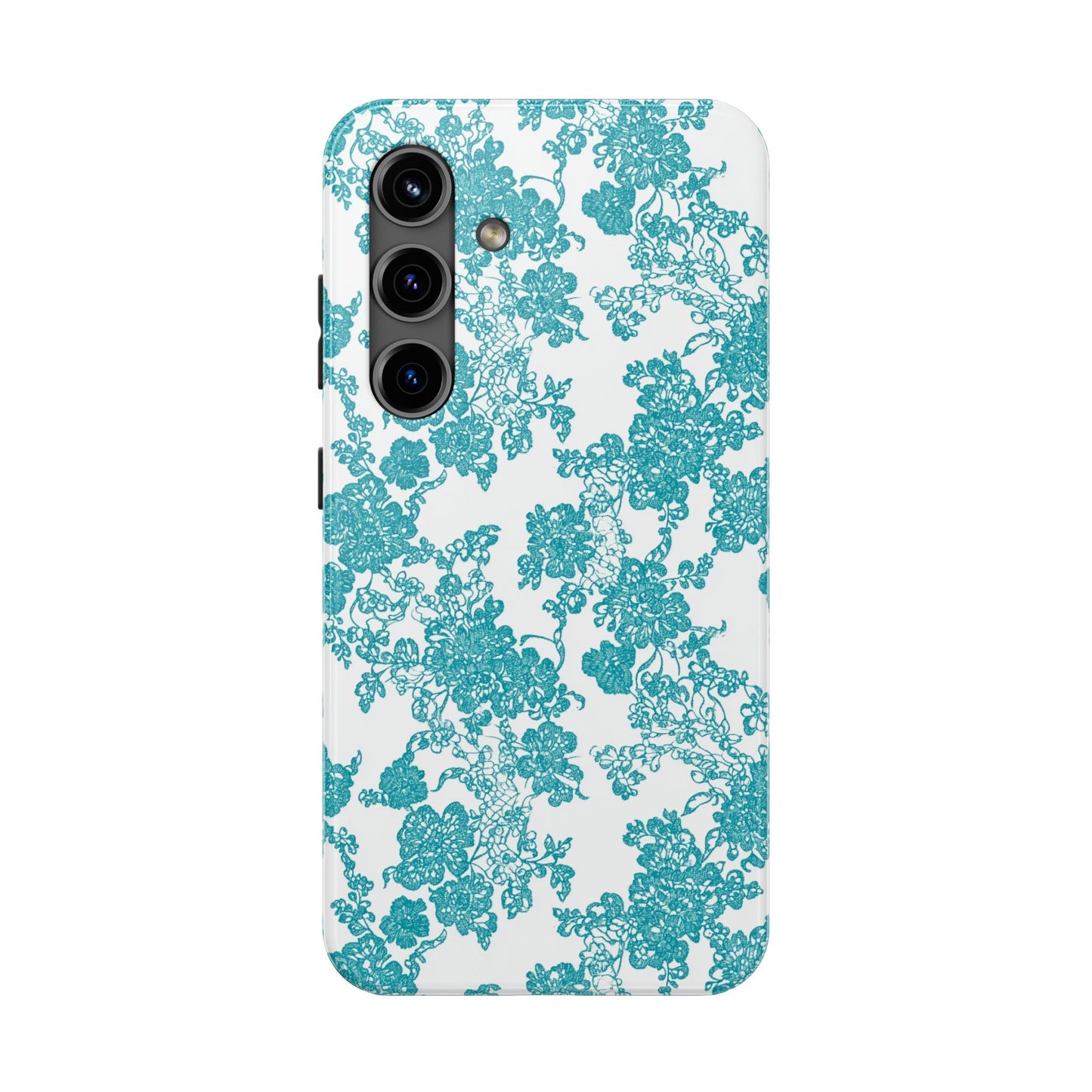 Boho Bliss | Teal on White Lace