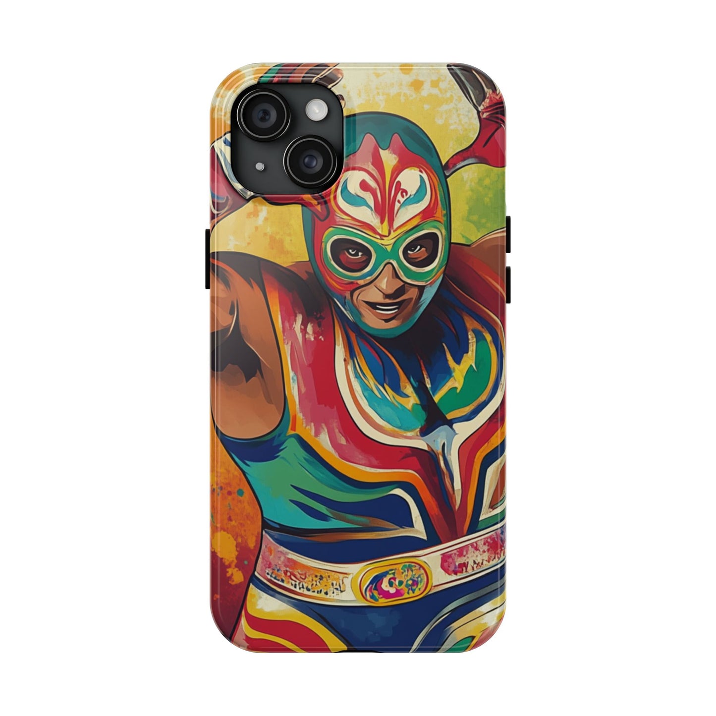 Mexicana de Corazon | Colorful Lucha Libre Wrestler
