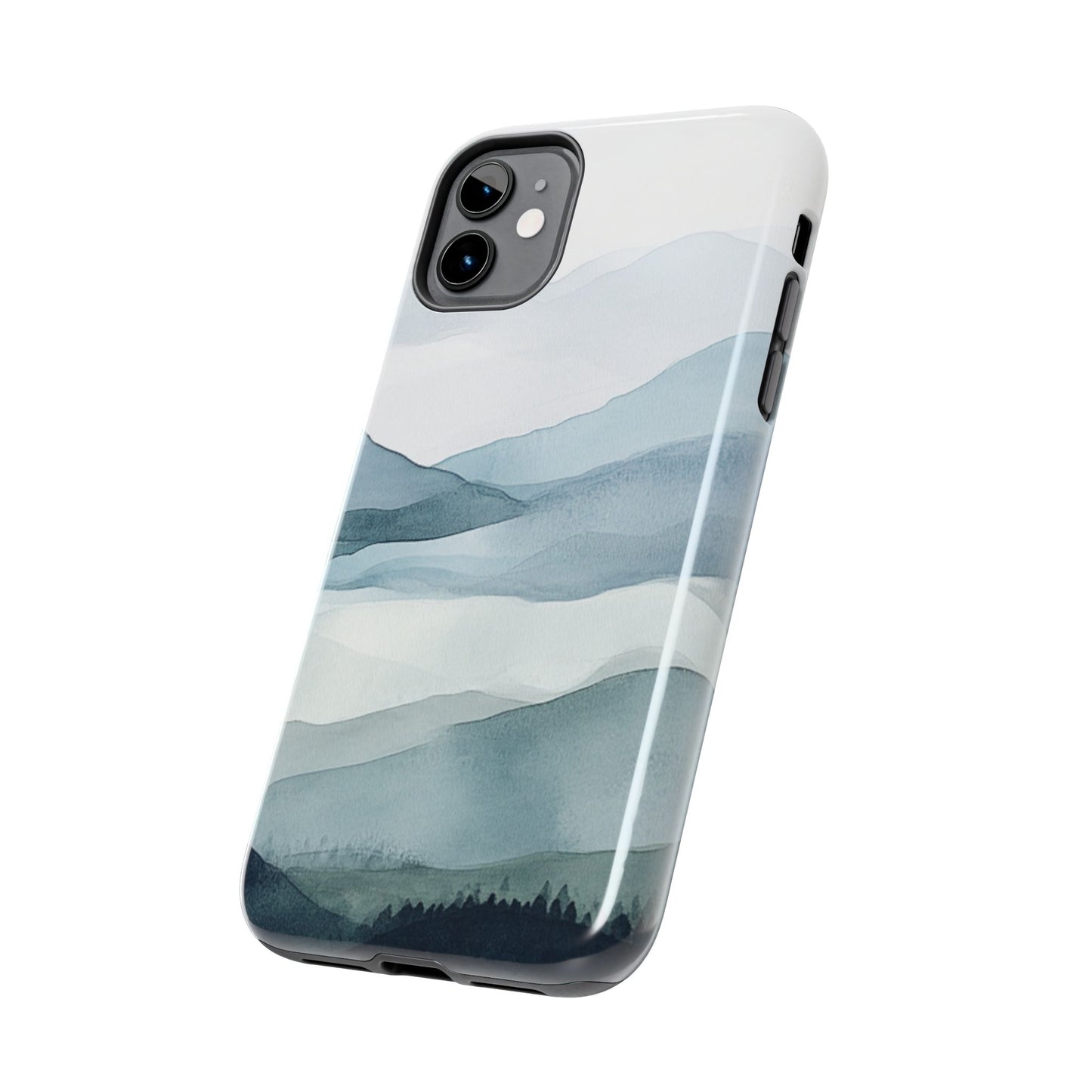 Majestic Mountains | Watercolor Mountain Scene