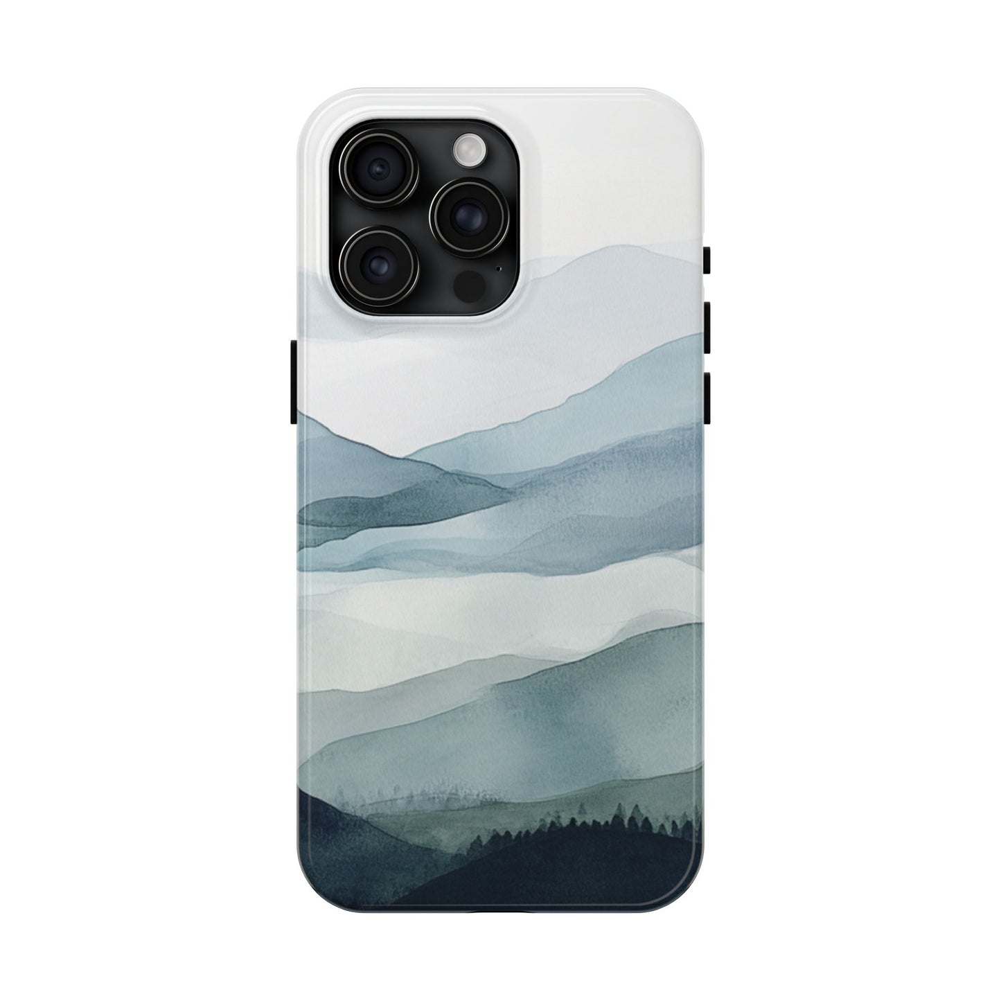 Majestic Mountains | Watercolor Mountain Scene