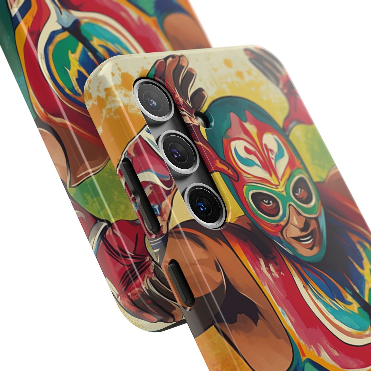 Mexicana de Corazon | Colorful Lucha Libre Wrestler