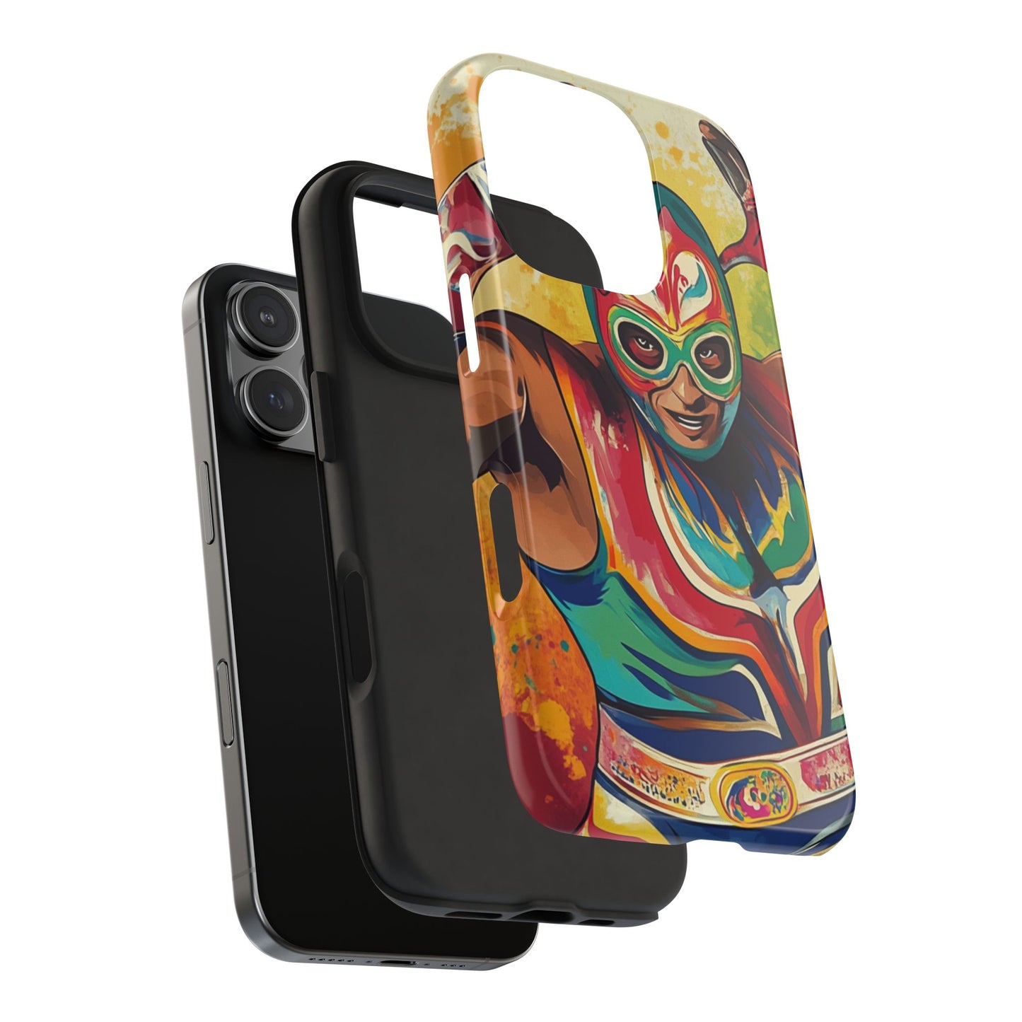 Mexicana de Corazon | Colorful Lucha Libre Wrestler