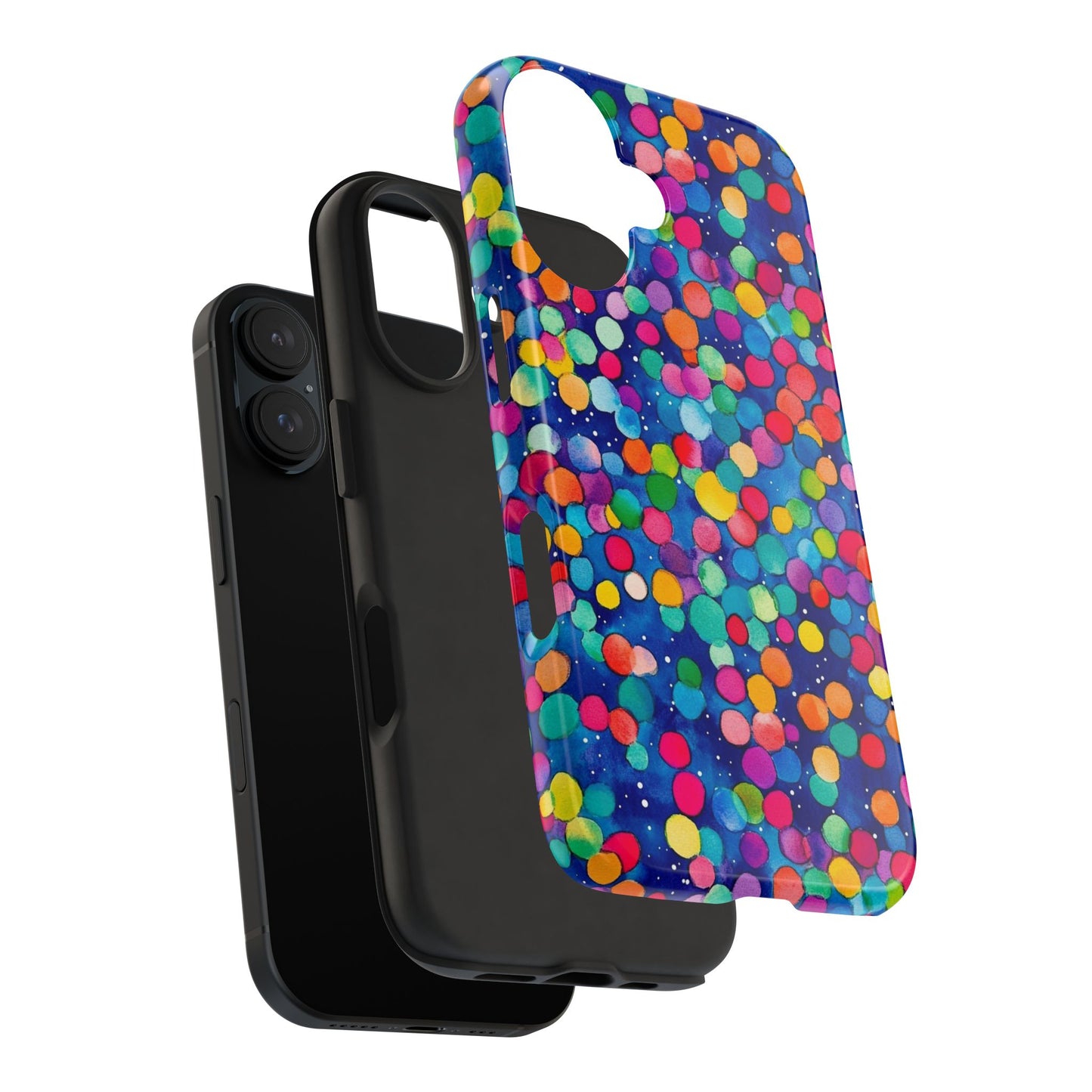 Trendy Spots | Colorful Blues Polka Dots