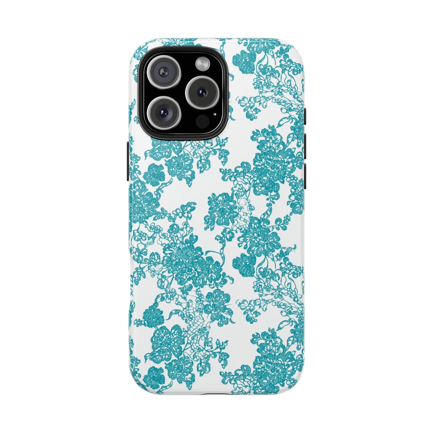 Boho Bliss | Teal on White Lace