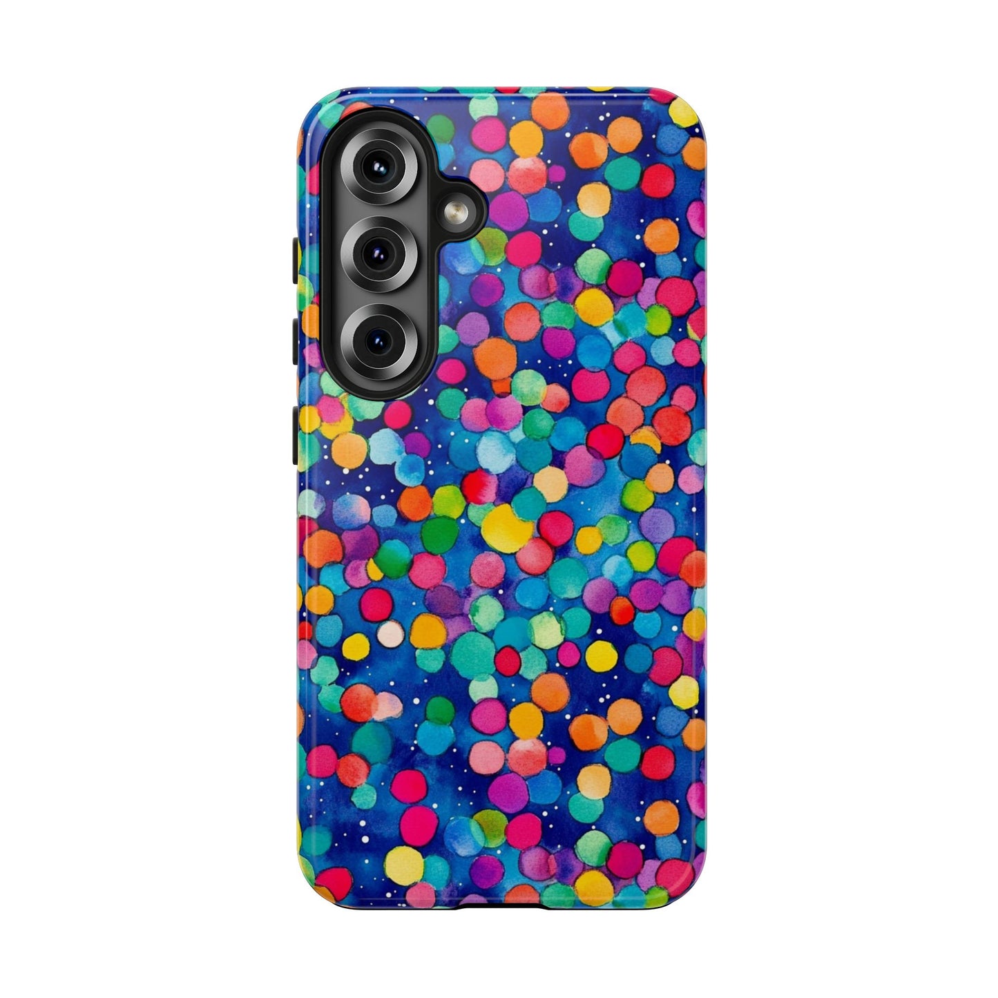 Trendy Spots | Colorful Blues Polka Dots