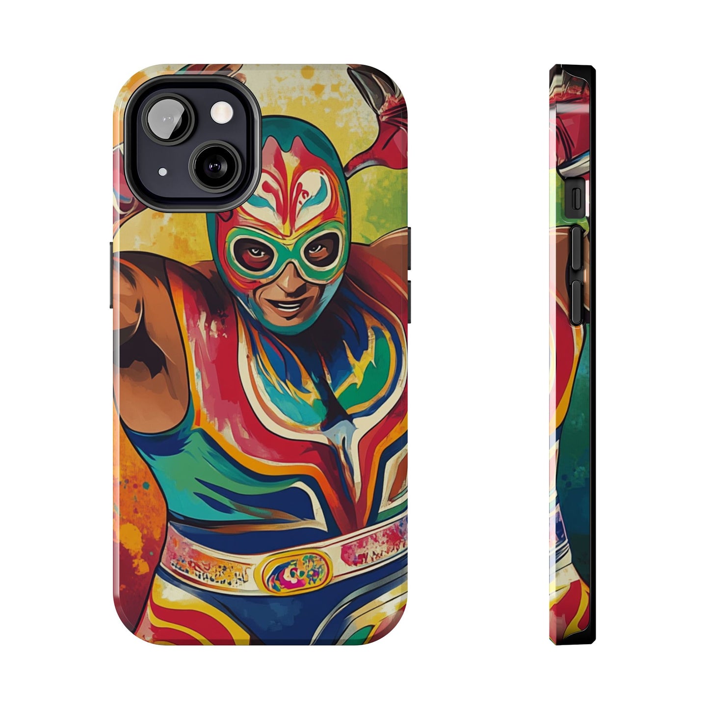 Mexicana de Corazon | Colorful Lucha Libre Wrestler