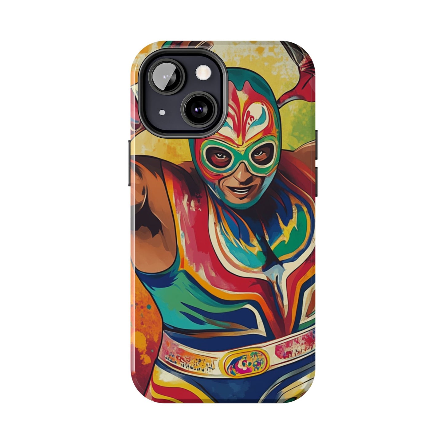Mexicana de Corazon | Colorful Lucha Libre Wrestler