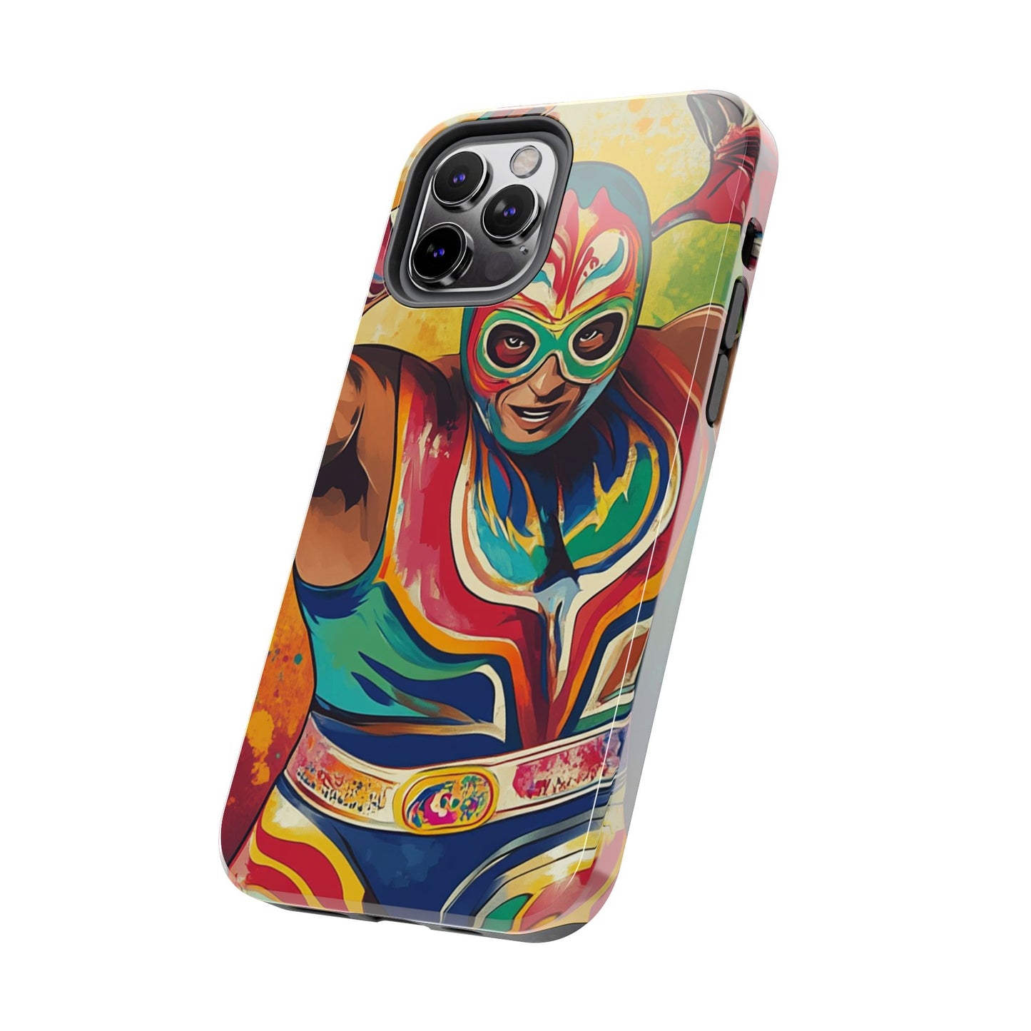 Mexicana de Corazon | Colorful Lucha Libre Wrestler