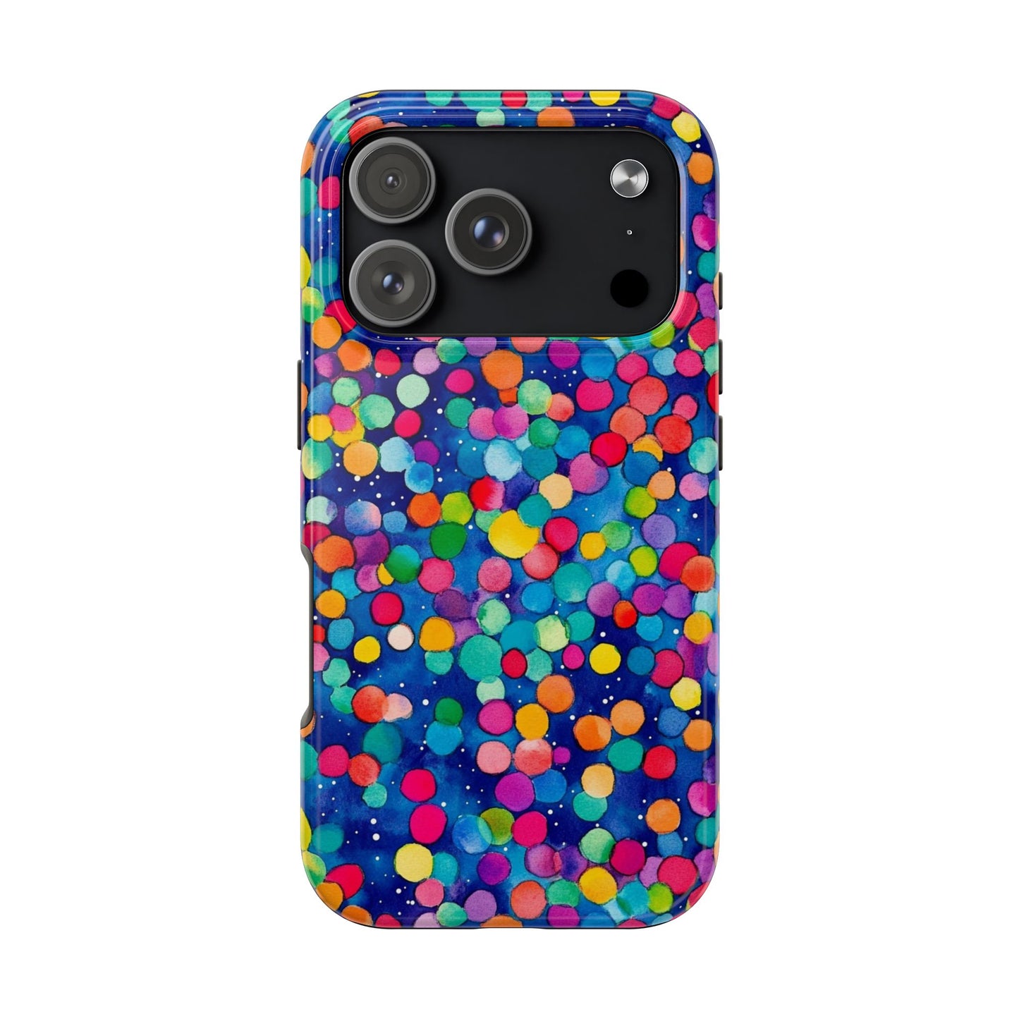 Trendy Spots | Colorful Blues Polka Dots