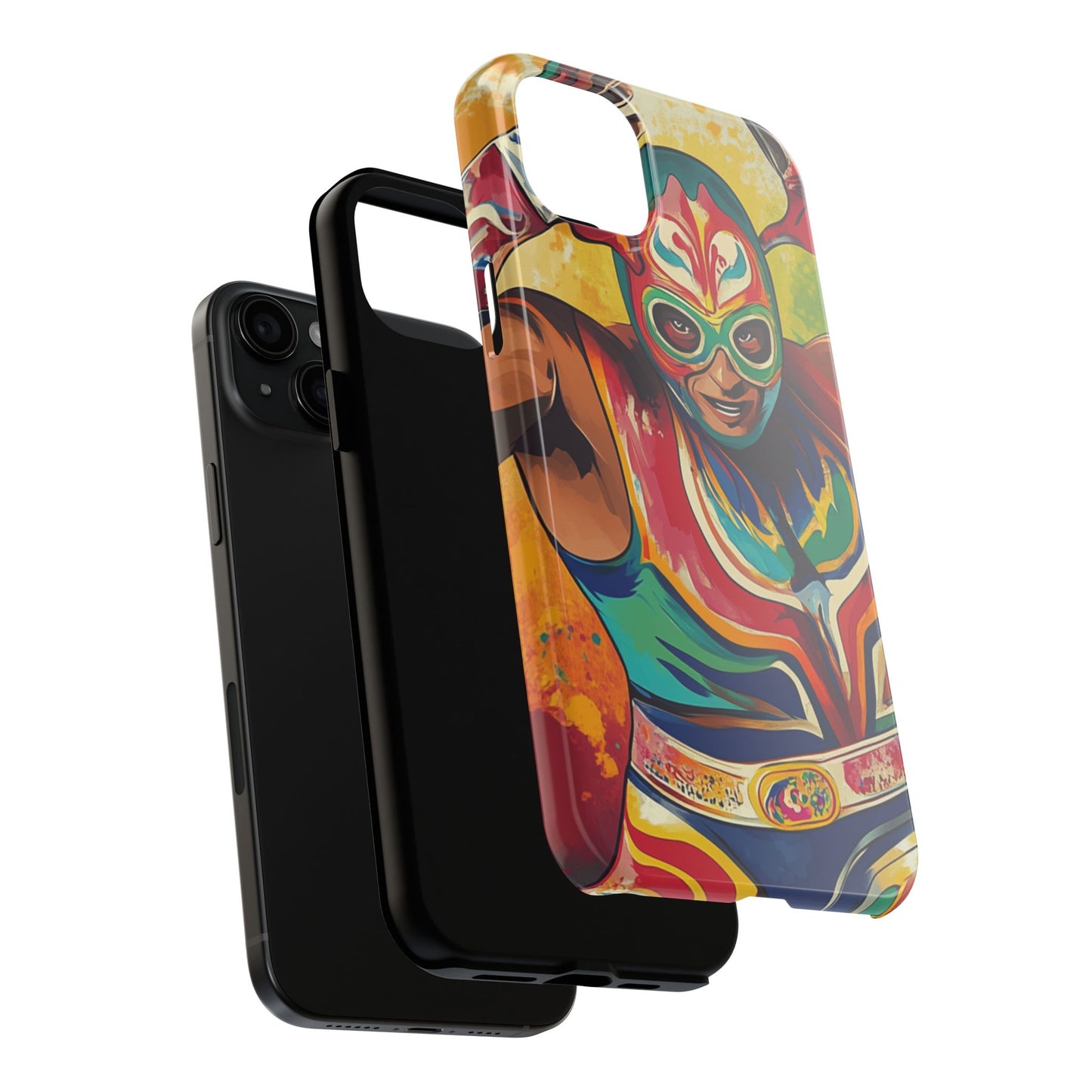 Mexicana de Corazon | Colorful Lucha Libre Wrestler