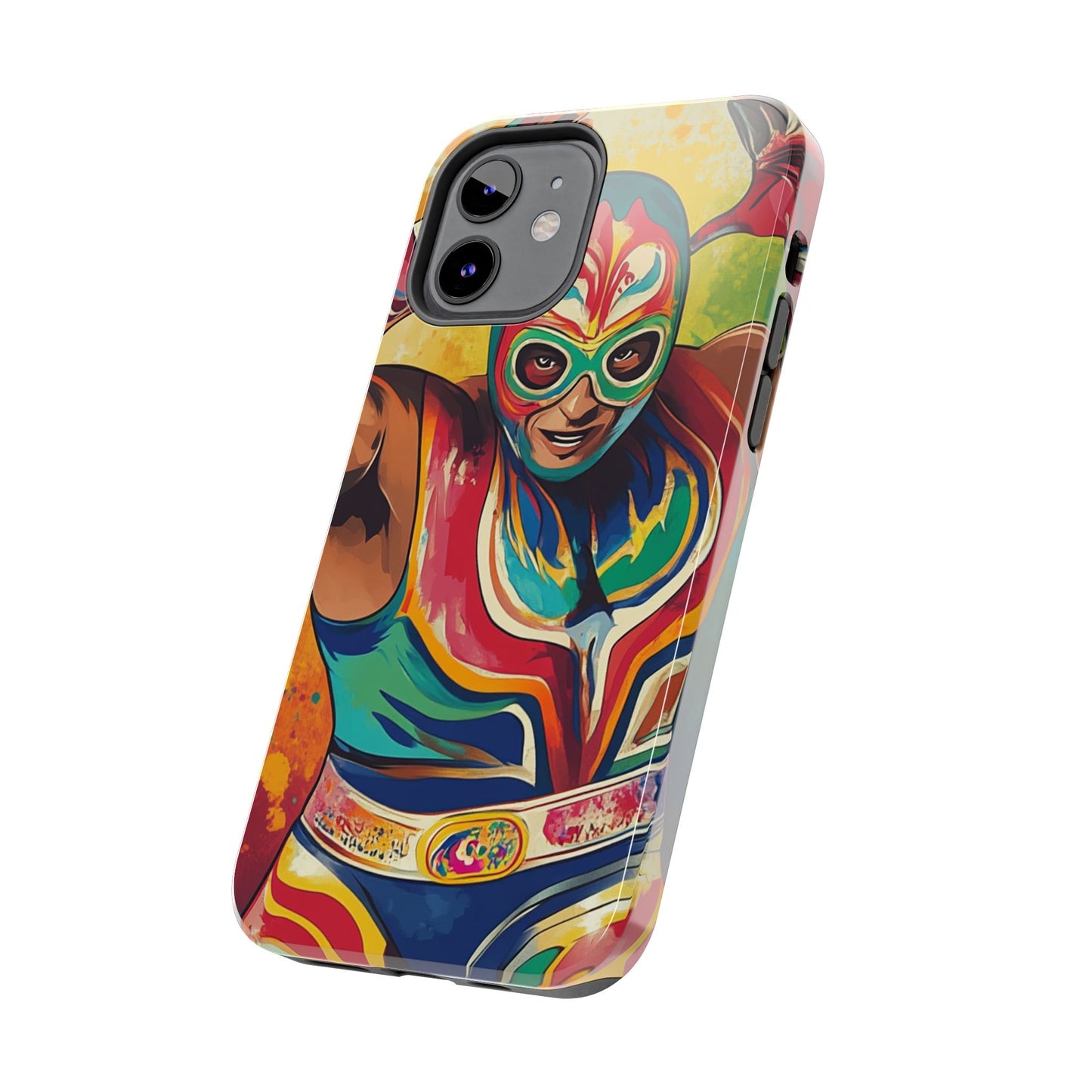 Mexicana de Corazon | Colorful Lucha Libre Wrestler