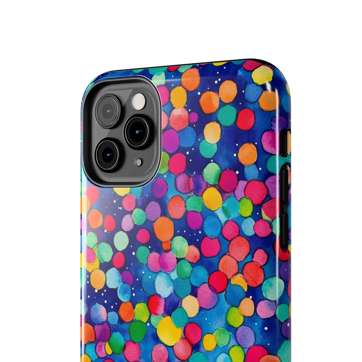 Trendy Spots | Colorful Blues Polka Dots