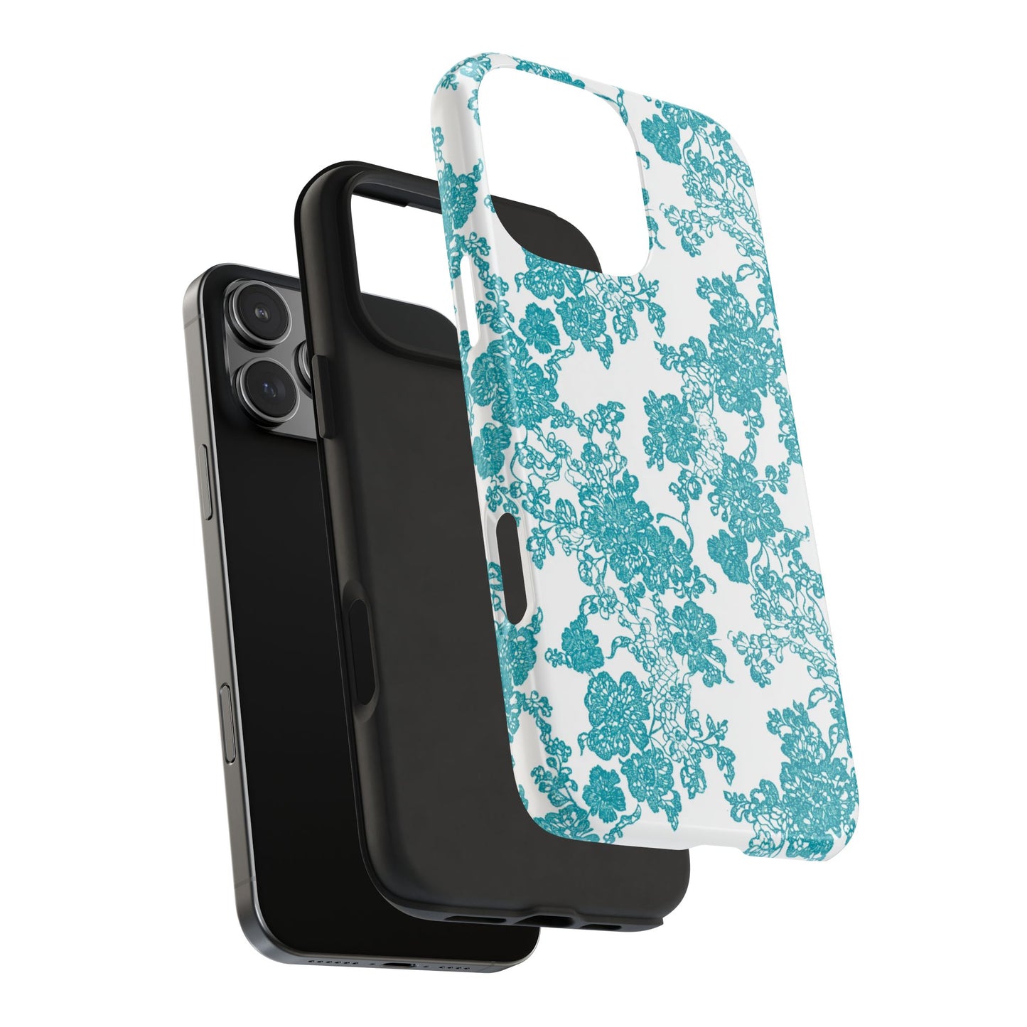 Boho Bliss | Teal on White Lace