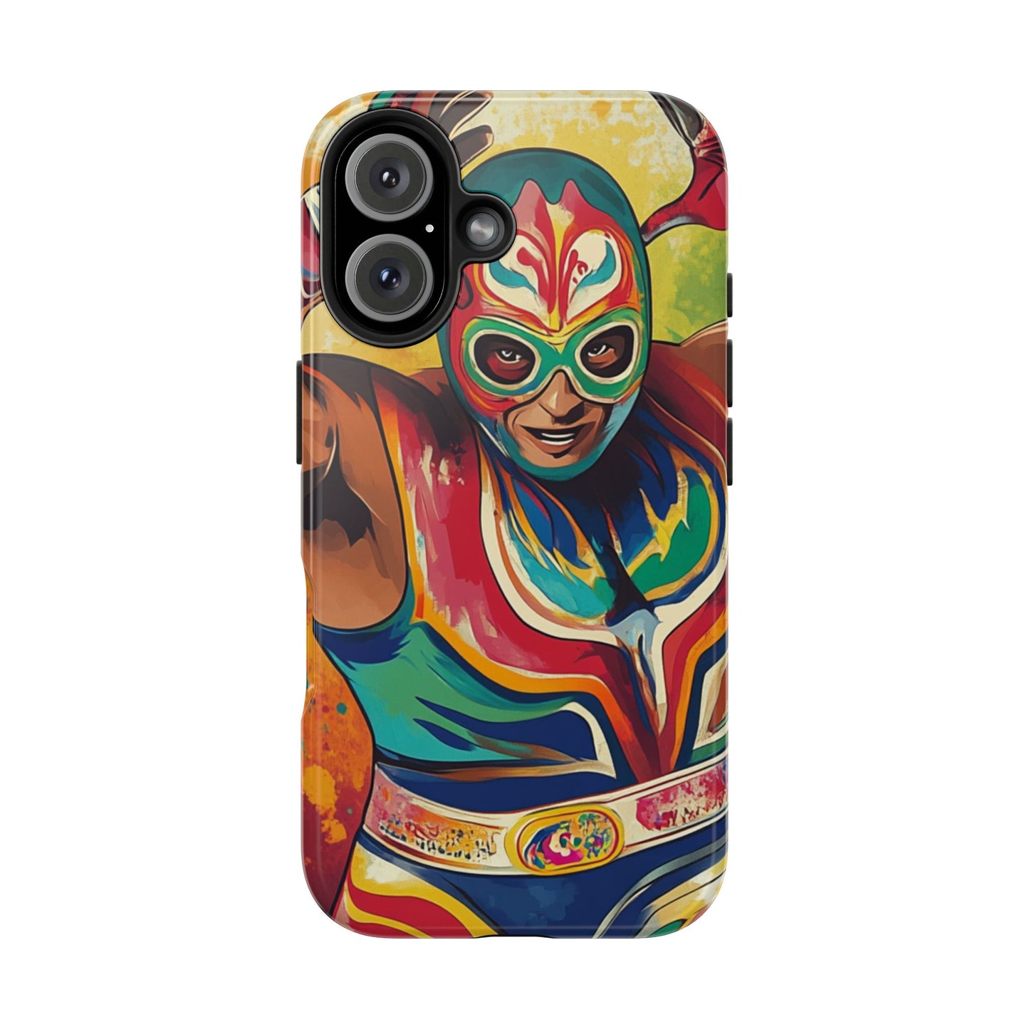 Mexicana de Corazon | Colorful Lucha Libre Wrestler