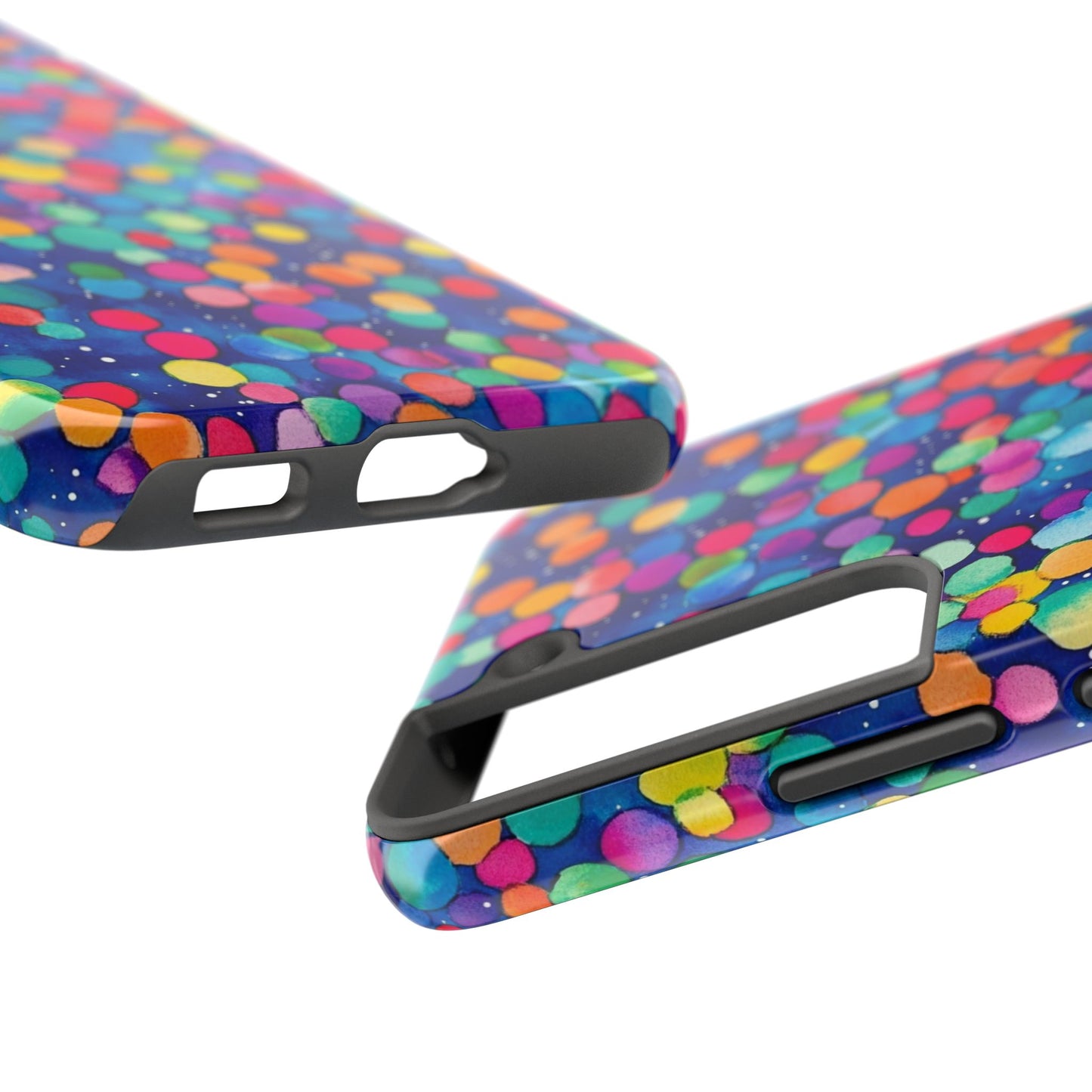 Trendy Spots | Colorful Blues Polka Dots