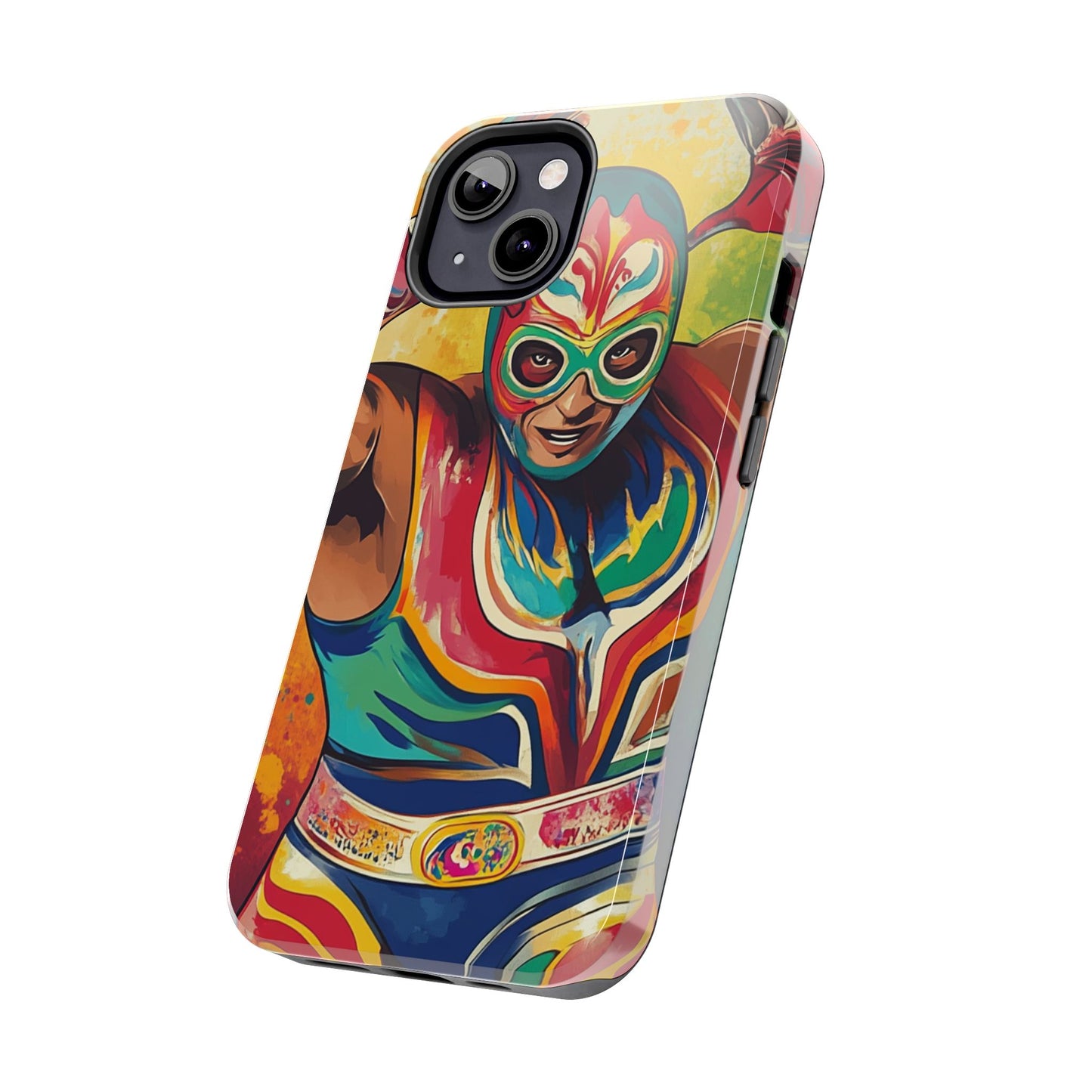 Mexicana de Corazon | Colorful Lucha Libre Wrestler