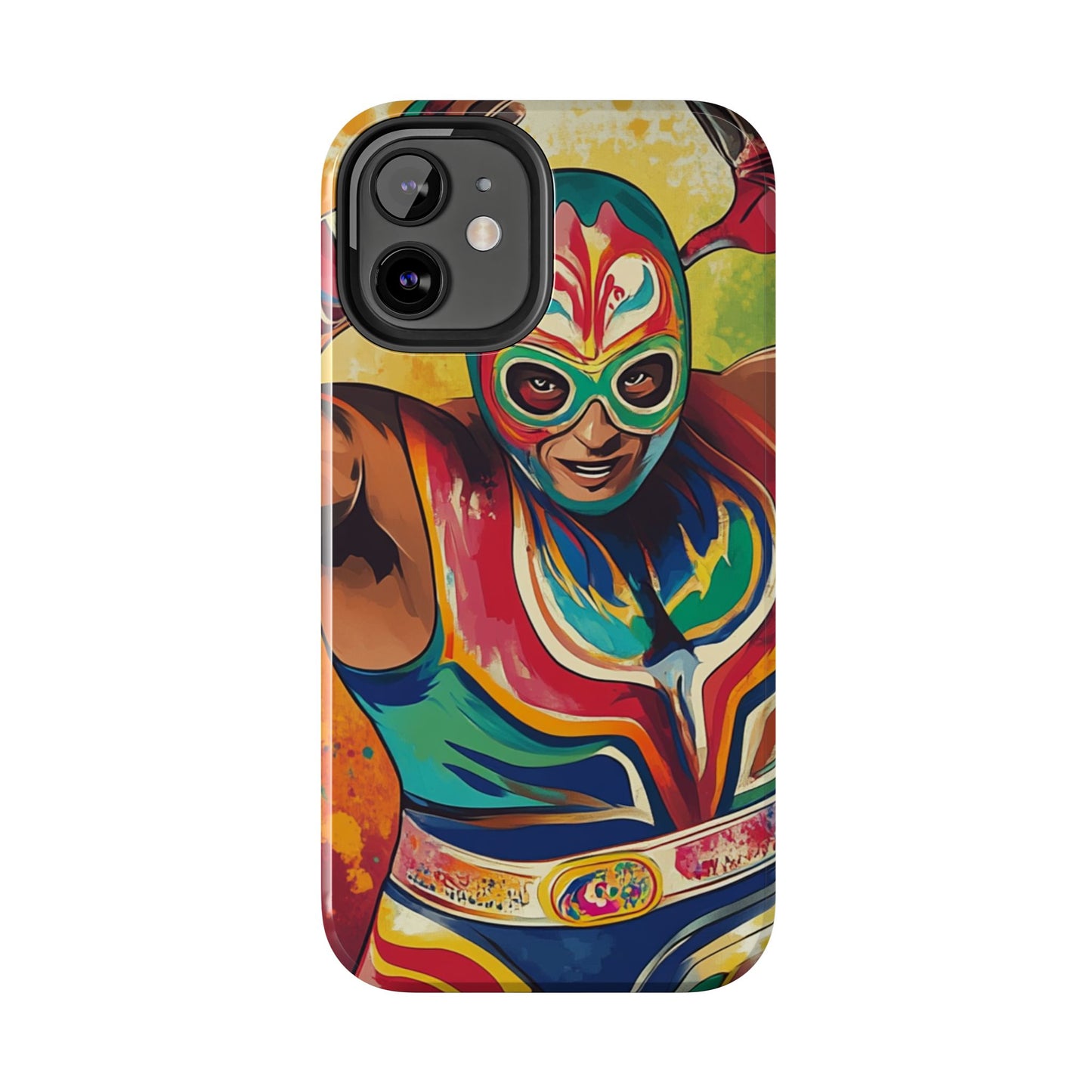 Mexicana de Corazon | Colorful Lucha Libre Wrestler