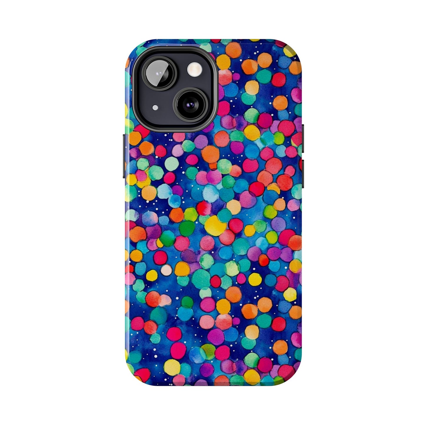 Trendy Spots | Colorful Blues Polka Dots