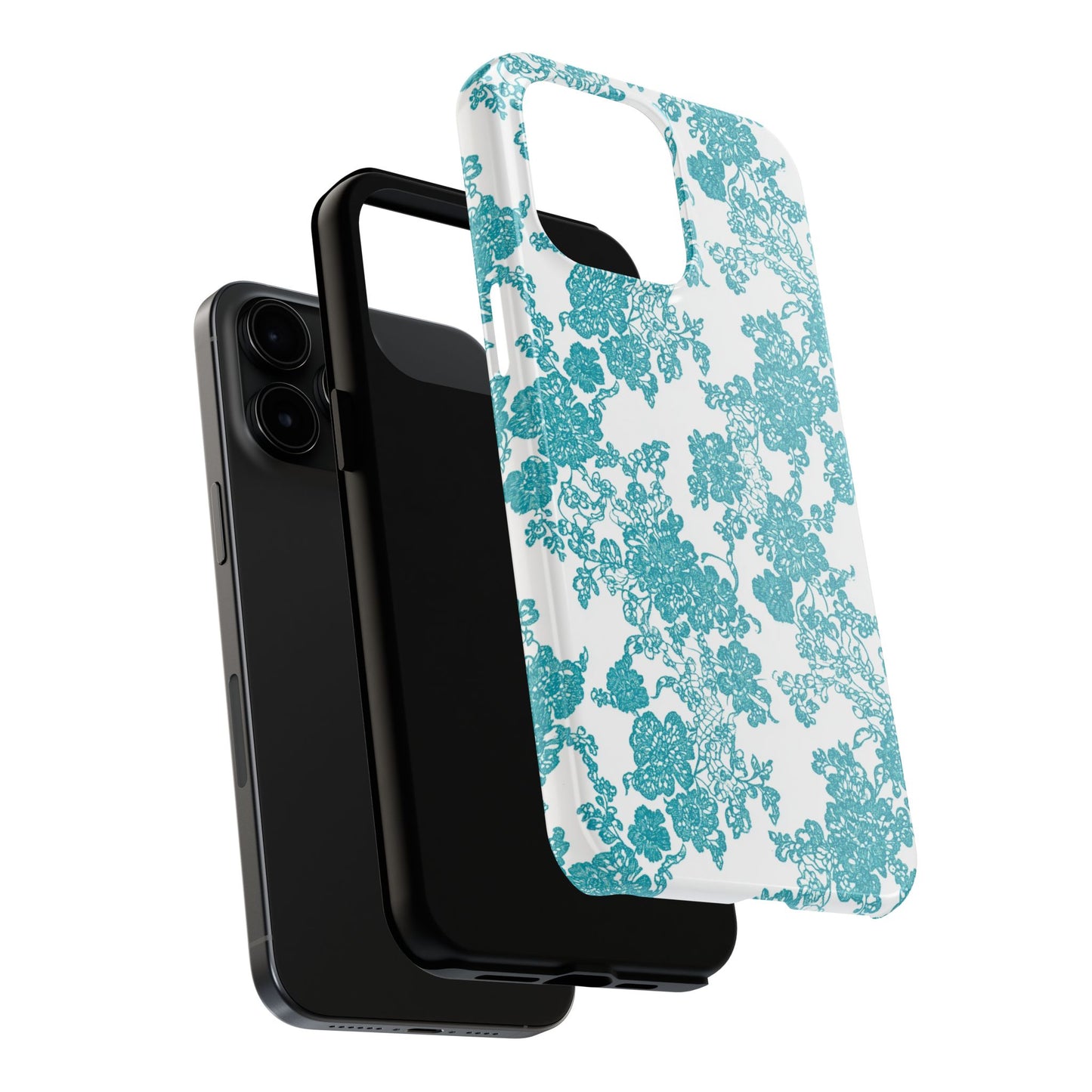 Boho Bliss | Teal on White Lace