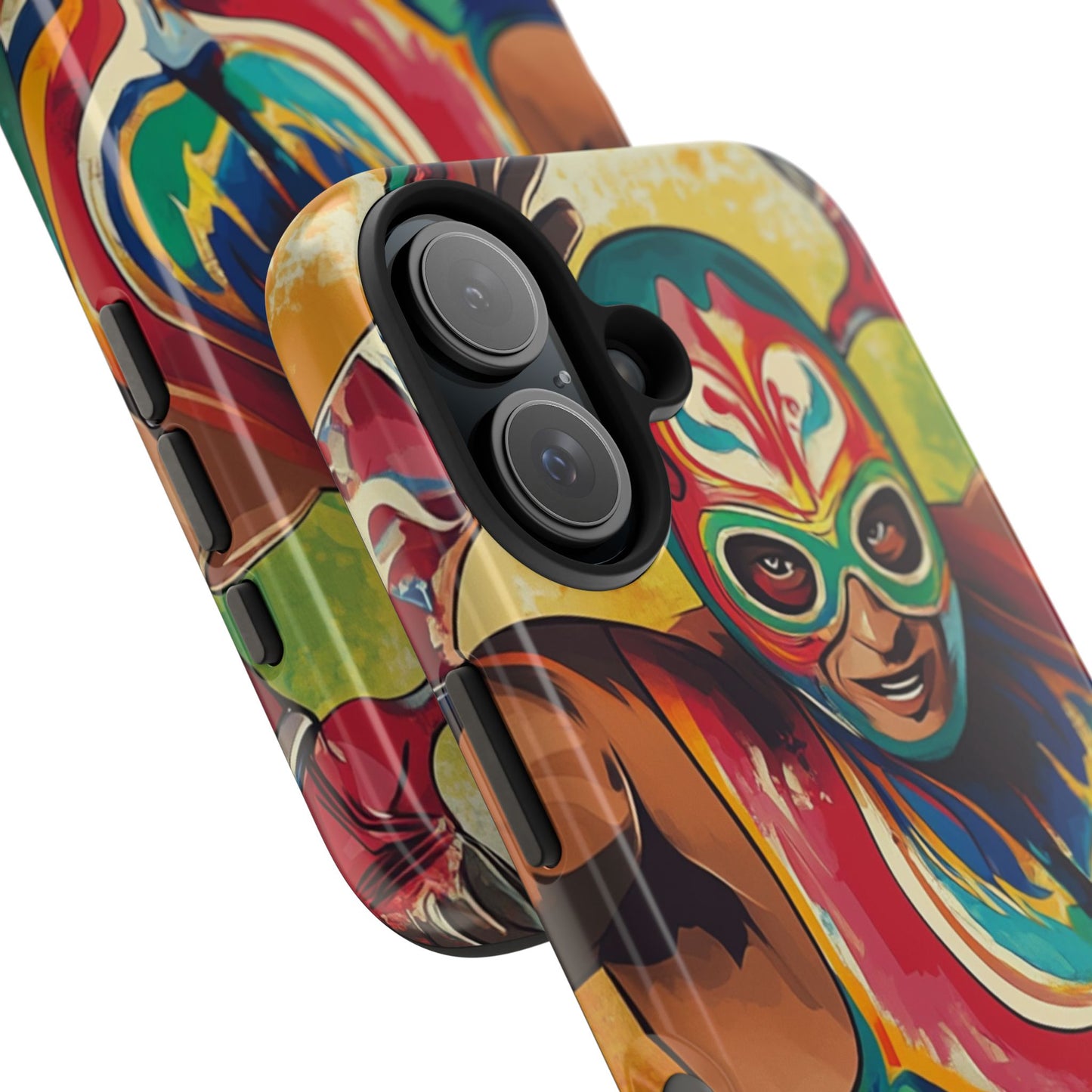 Mexicana de Corazon | Colorful Lucha Libre Wrestler