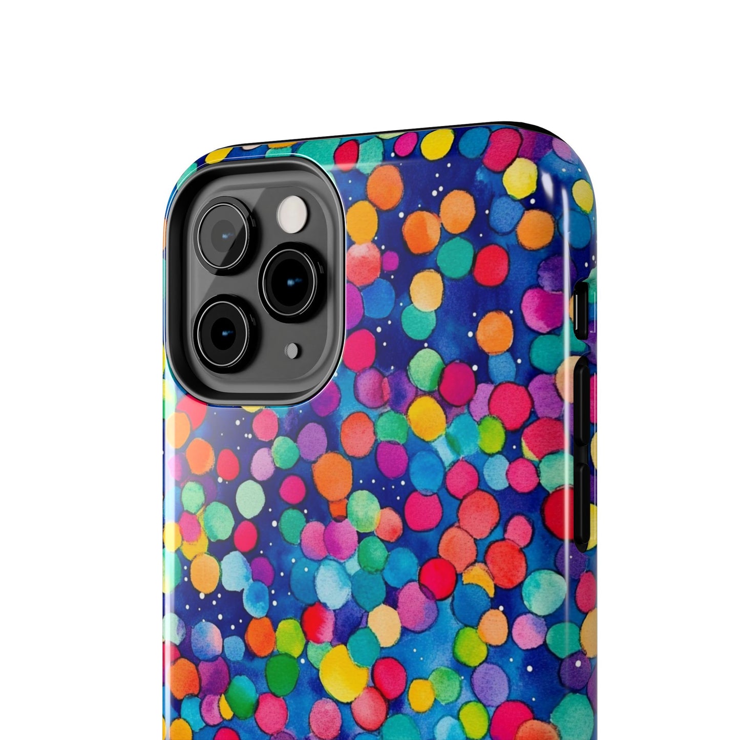 Trendy Spots | Colorful Blues Polka Dots