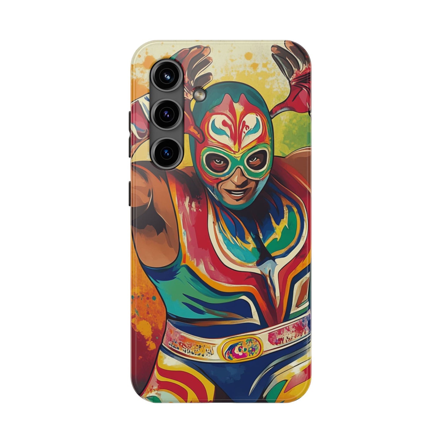 Mexicana de Corazon | Colorful Lucha Libre Wrestler