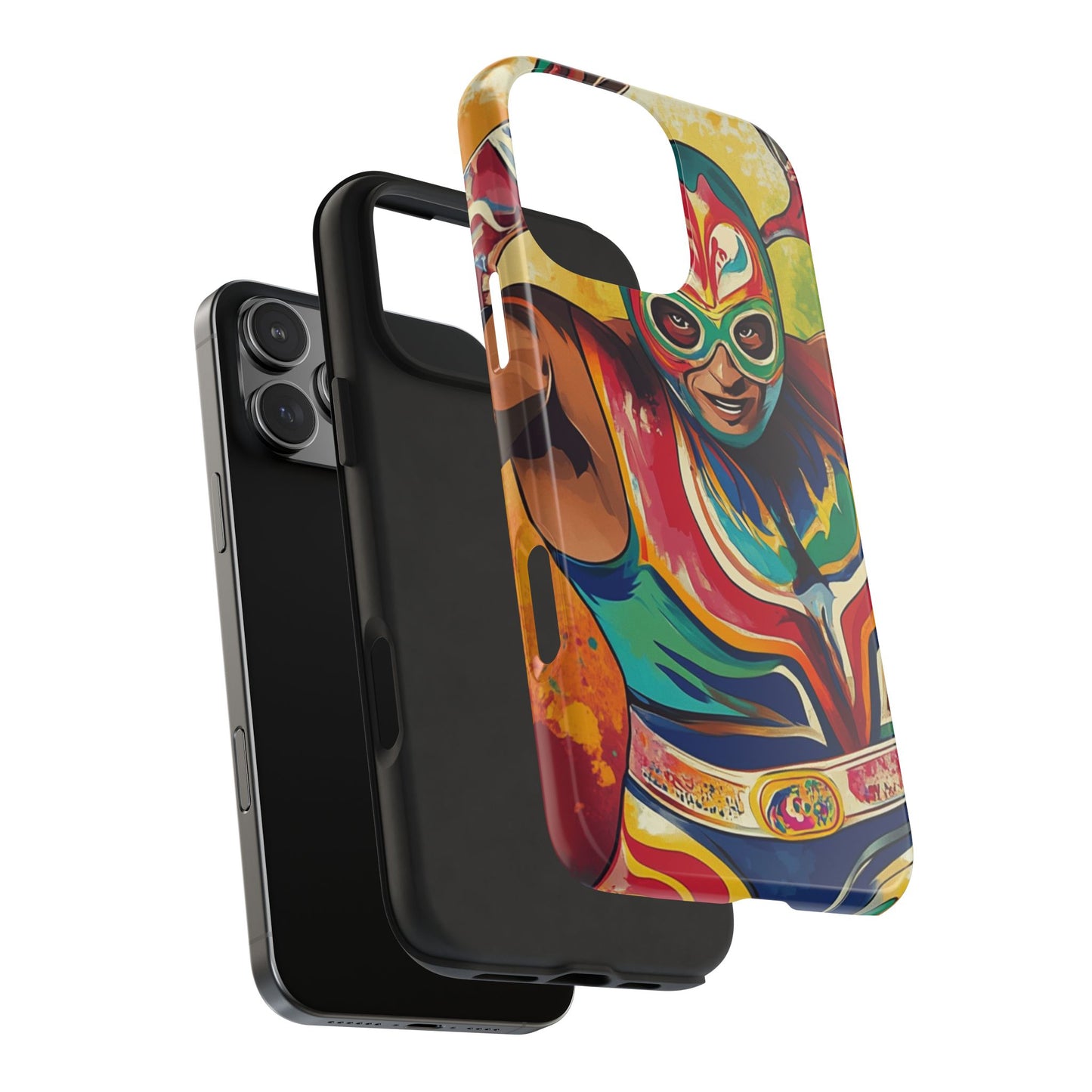 Mexicana de Corazon | Colorful Lucha Libre Wrestler