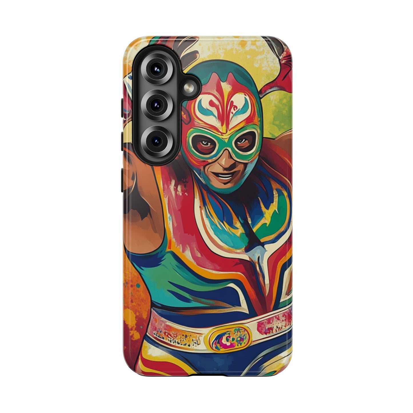 Mexicana de Corazon | Colorful Lucha Libre Wrestler