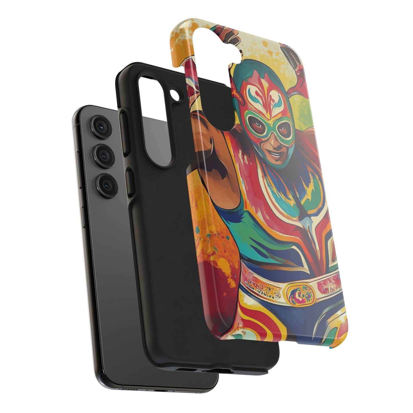 Mexicana de Corazon | Colorful Lucha Libre Wrestler