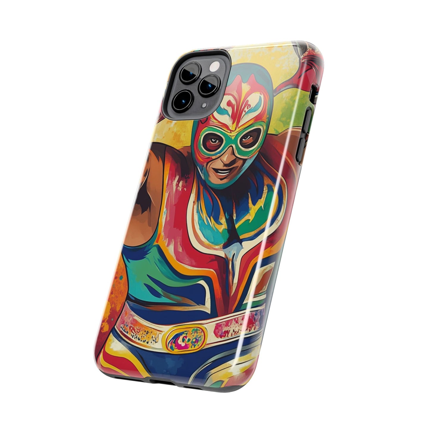 Mexicana de Corazon | Colorful Lucha Libre Wrestler