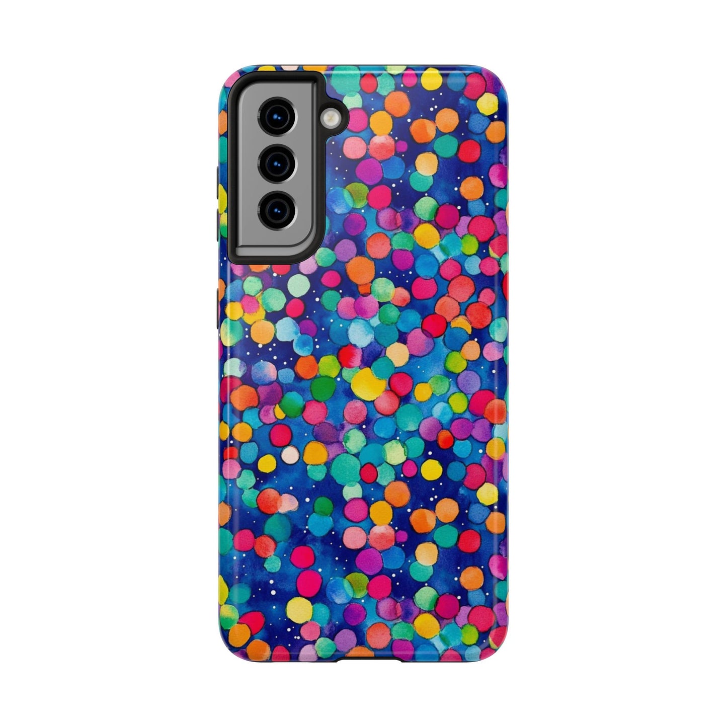 Trendy Spots | Colorful Blues Polka Dots