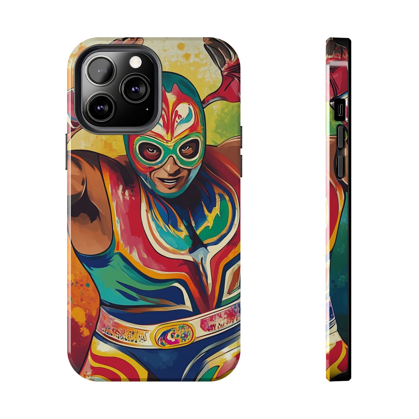 Mexicana de Corazon | Colorful Lucha Libre Wrestler